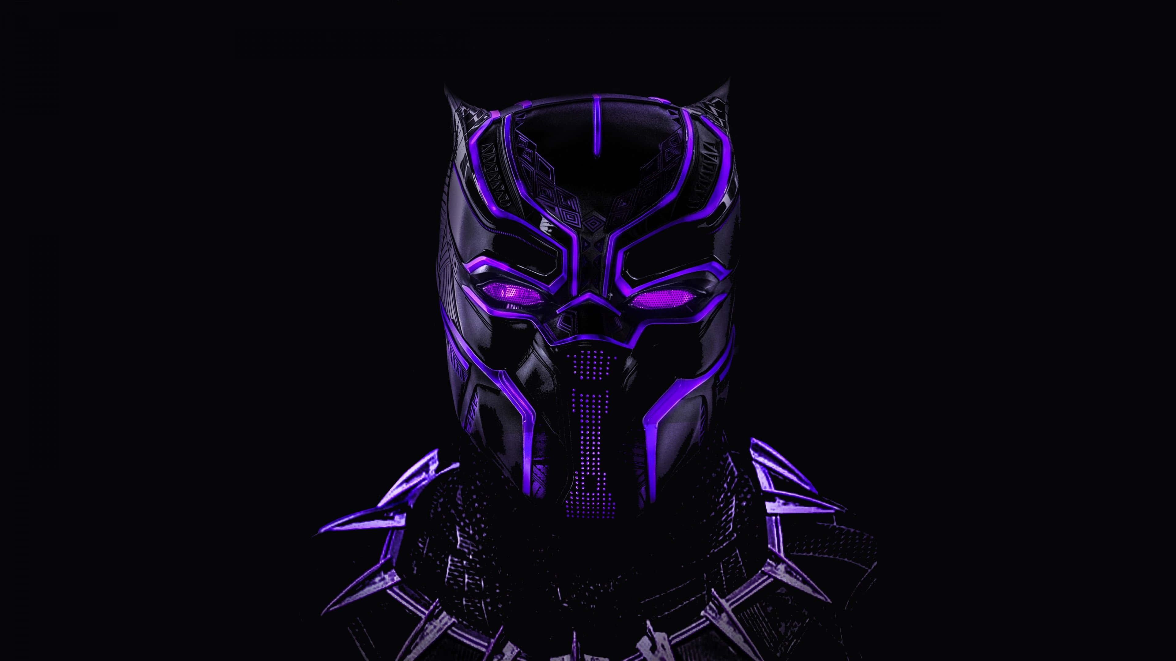 Black Neon HD Pantera Neagră Fundal