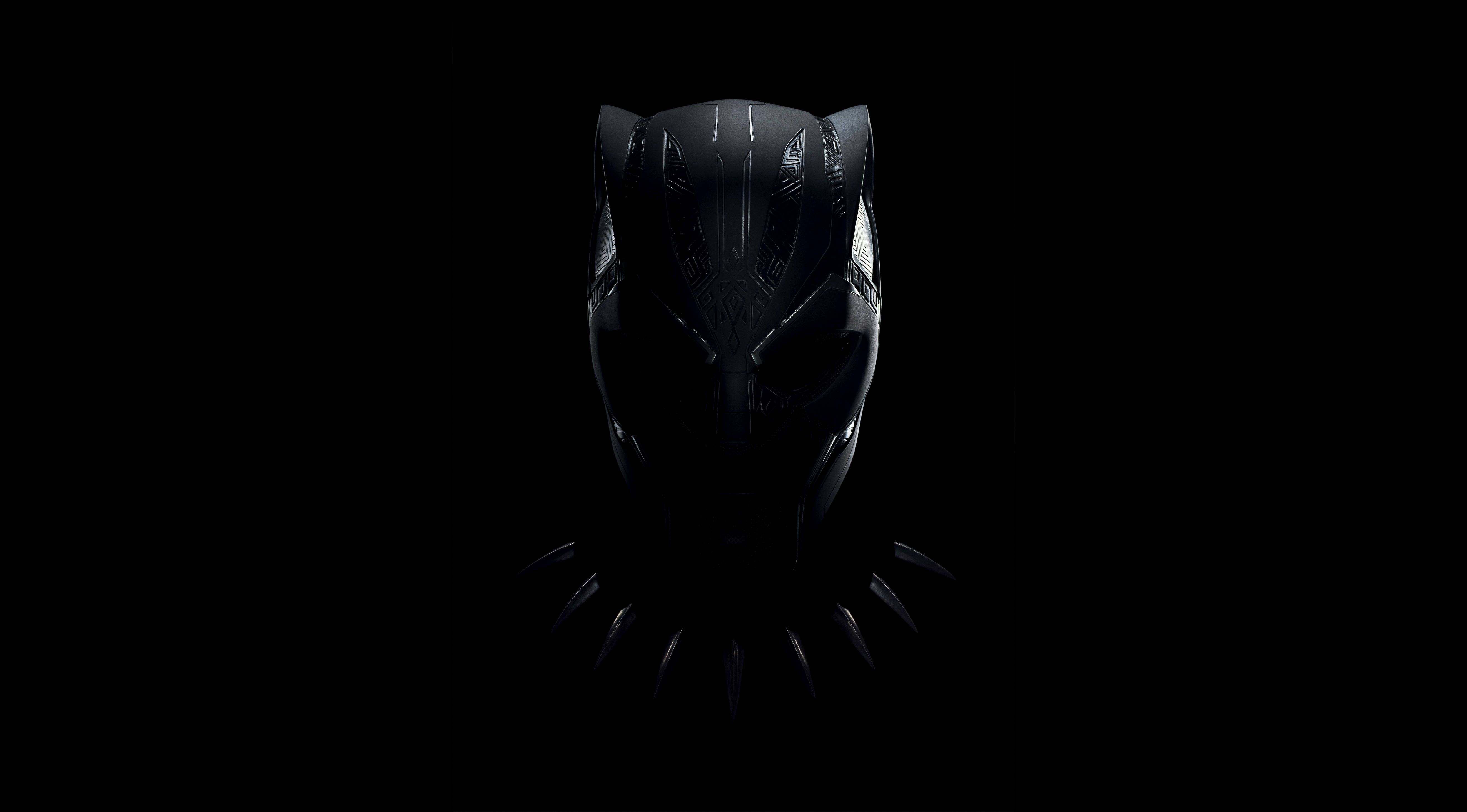 Black Panther minimalist 4K Ultra HD întunecat Fundal
