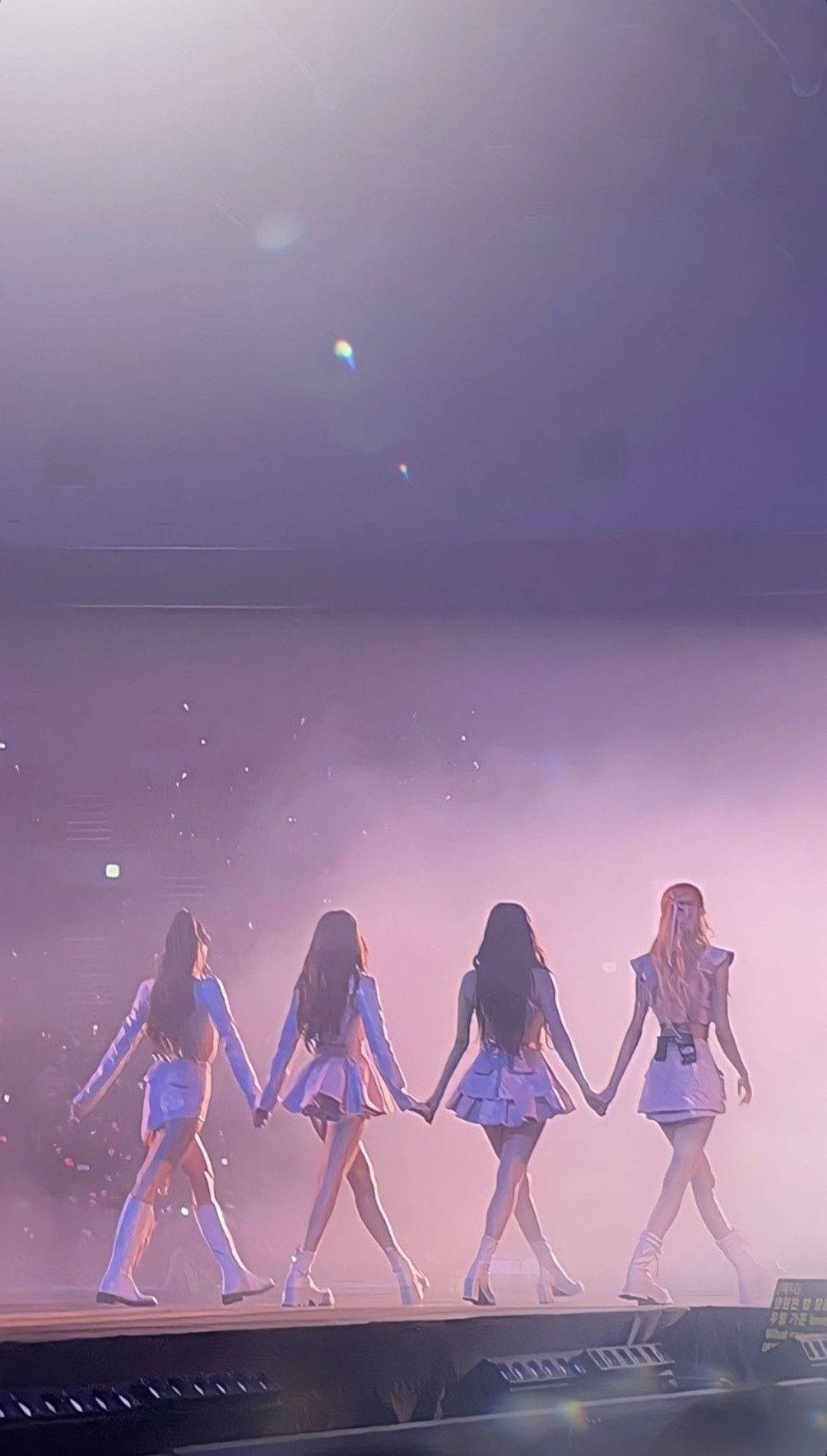 Blackpink pe scenă estetic Fundal