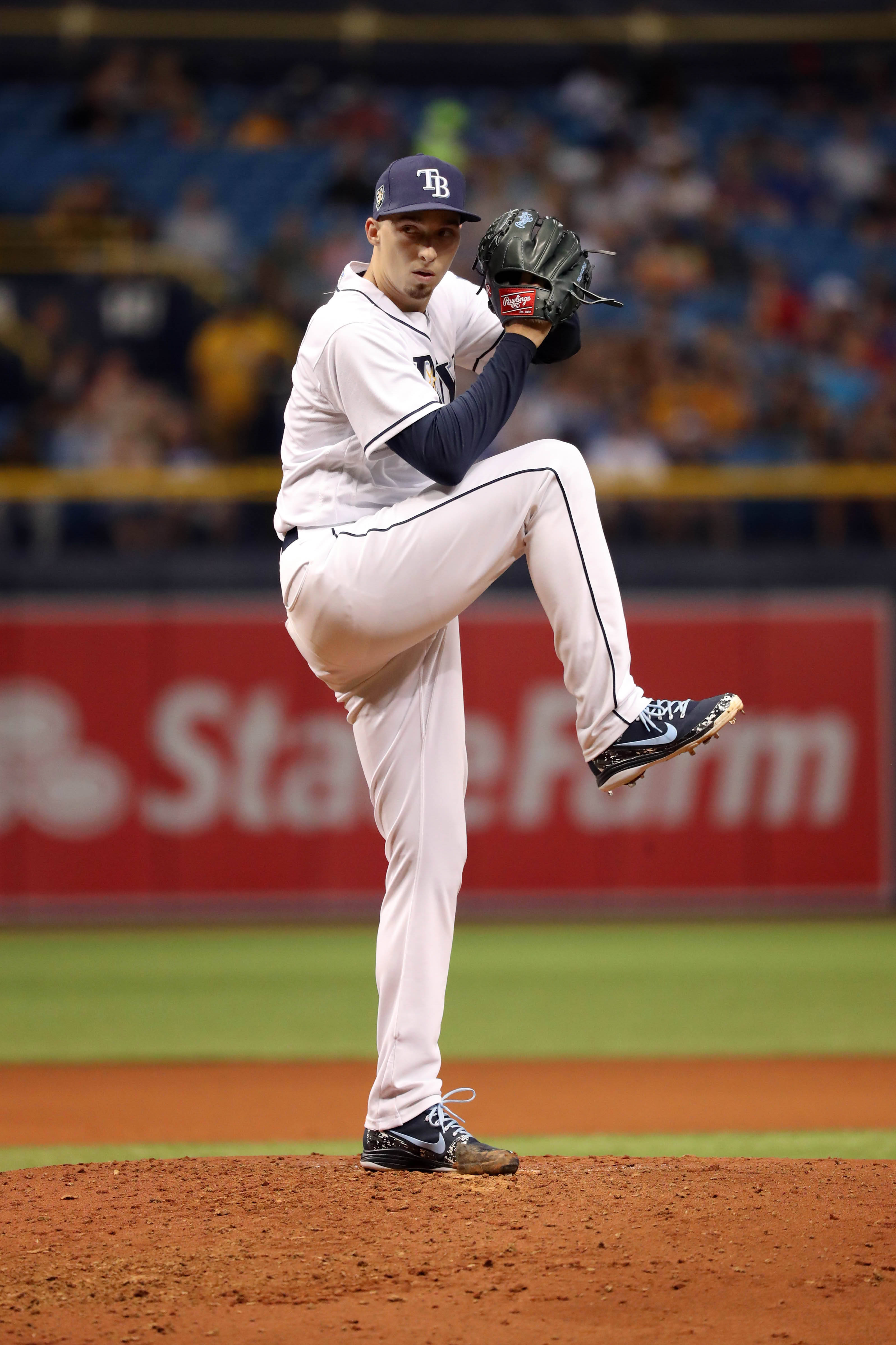 Blake Snell Piciorul Ridicat Fundal