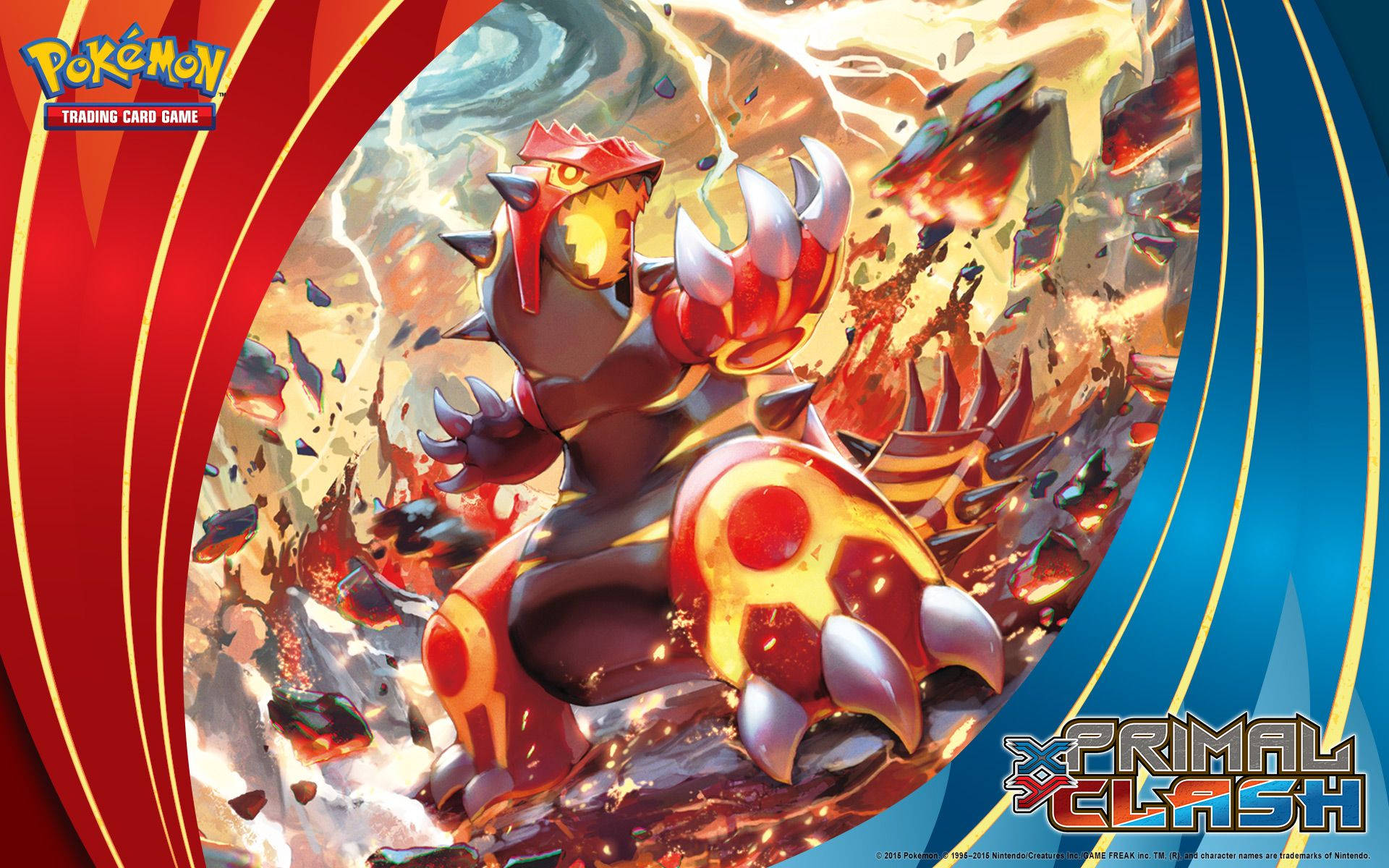 Pokemon de Foc într-o luptă înflăcărată pe câmpul de bătălie. — Anime Fundal
