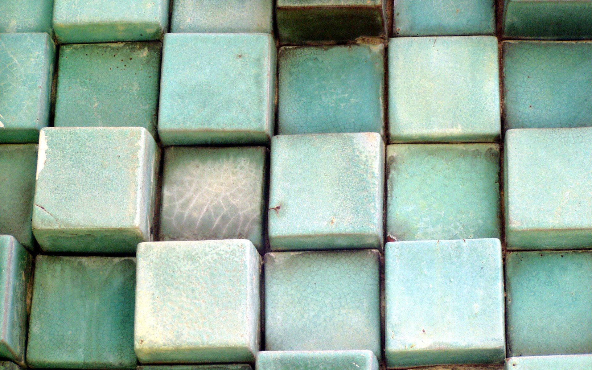 Blocuri estetice verde salvie Fundal