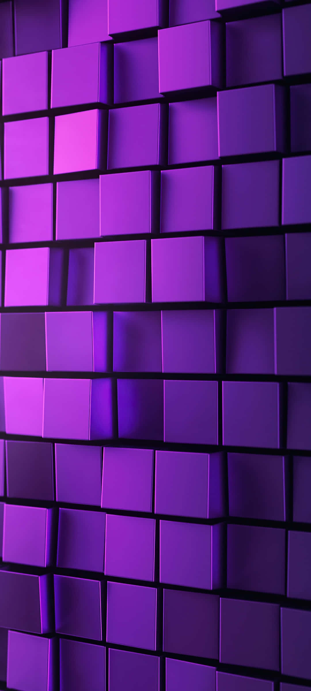 Blocuri pătrate 3D super cool de culoare violet Fundal
