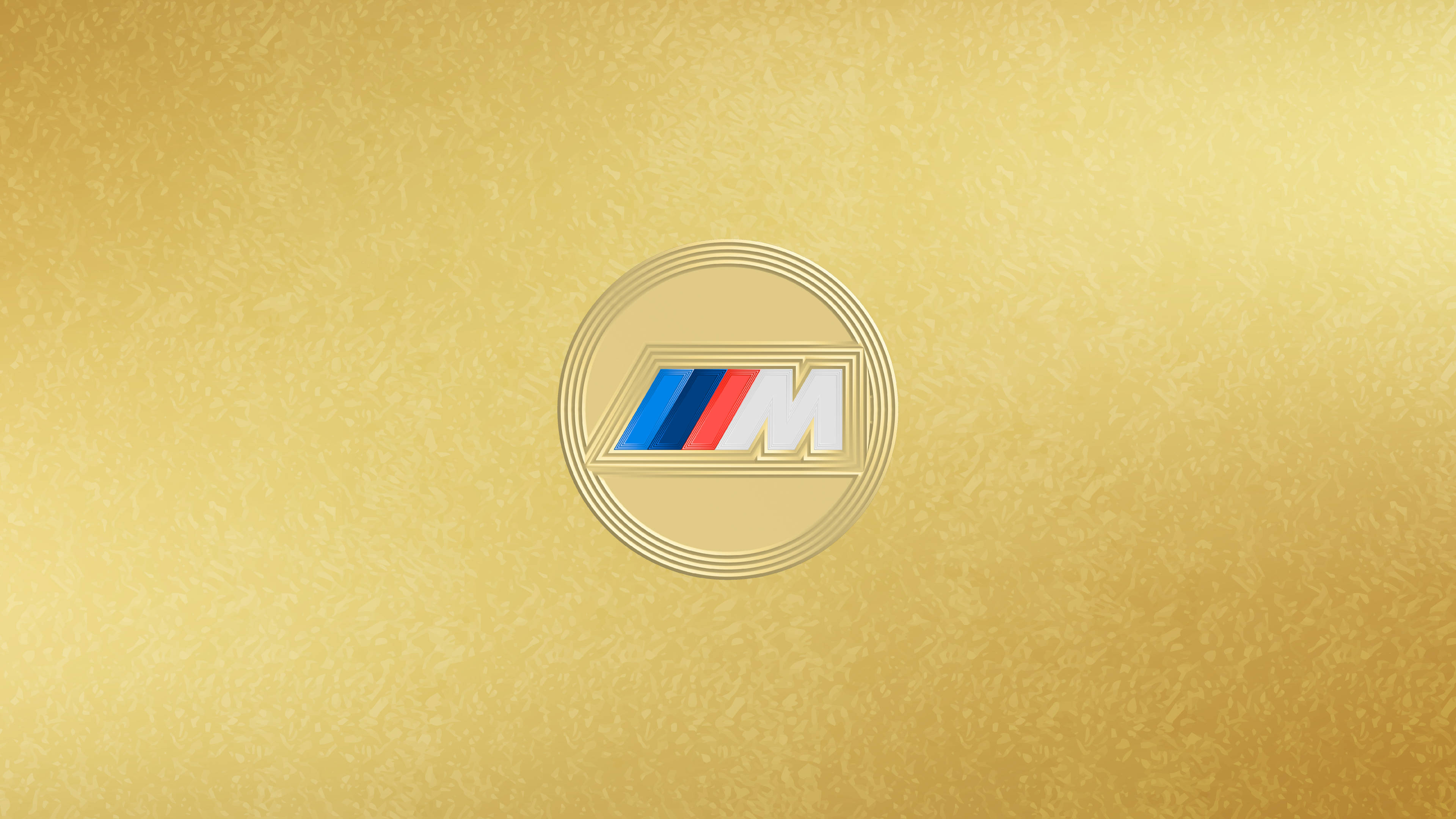 BMW M Logo Auriu Fundal