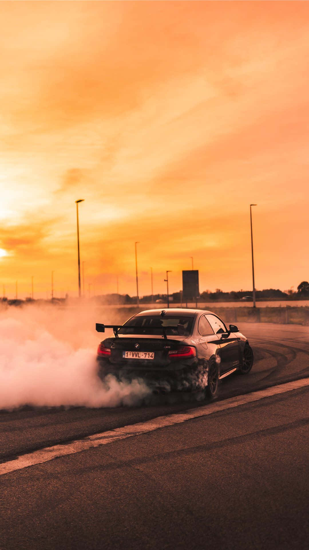 BMW M5 Drift Mașină Estetică Fundal