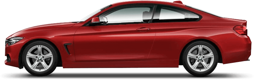 BMW Seria 4 Coupe roșu, vedere laterală Fundal