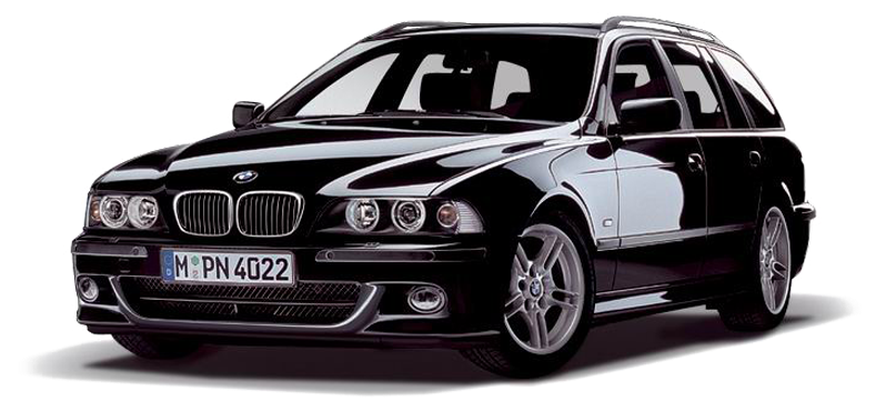 BMW Seria 5 E39 Touring neagră Fundal