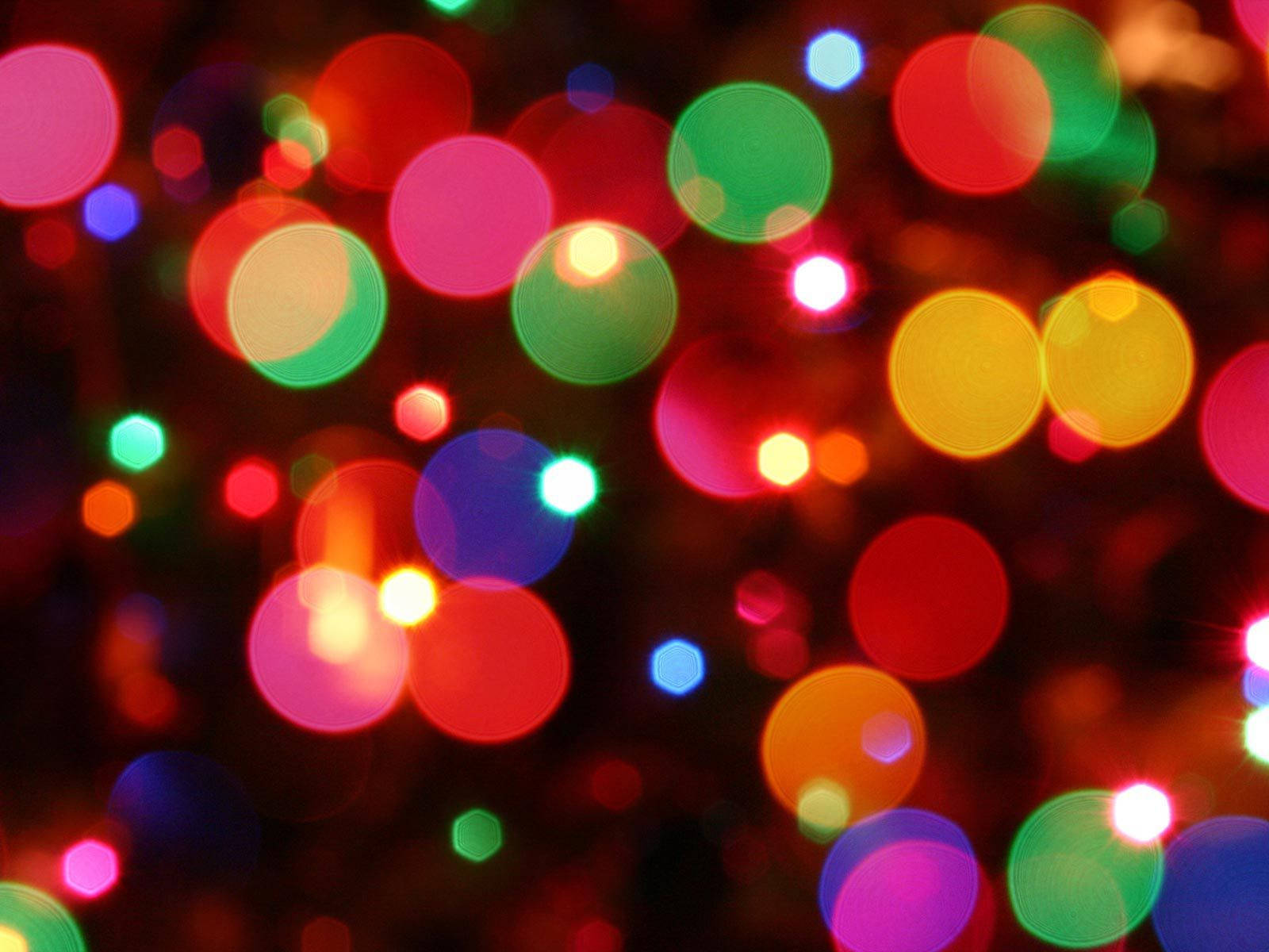 Bokeh festiv colorat cu luminițe de Crăciun Fundal