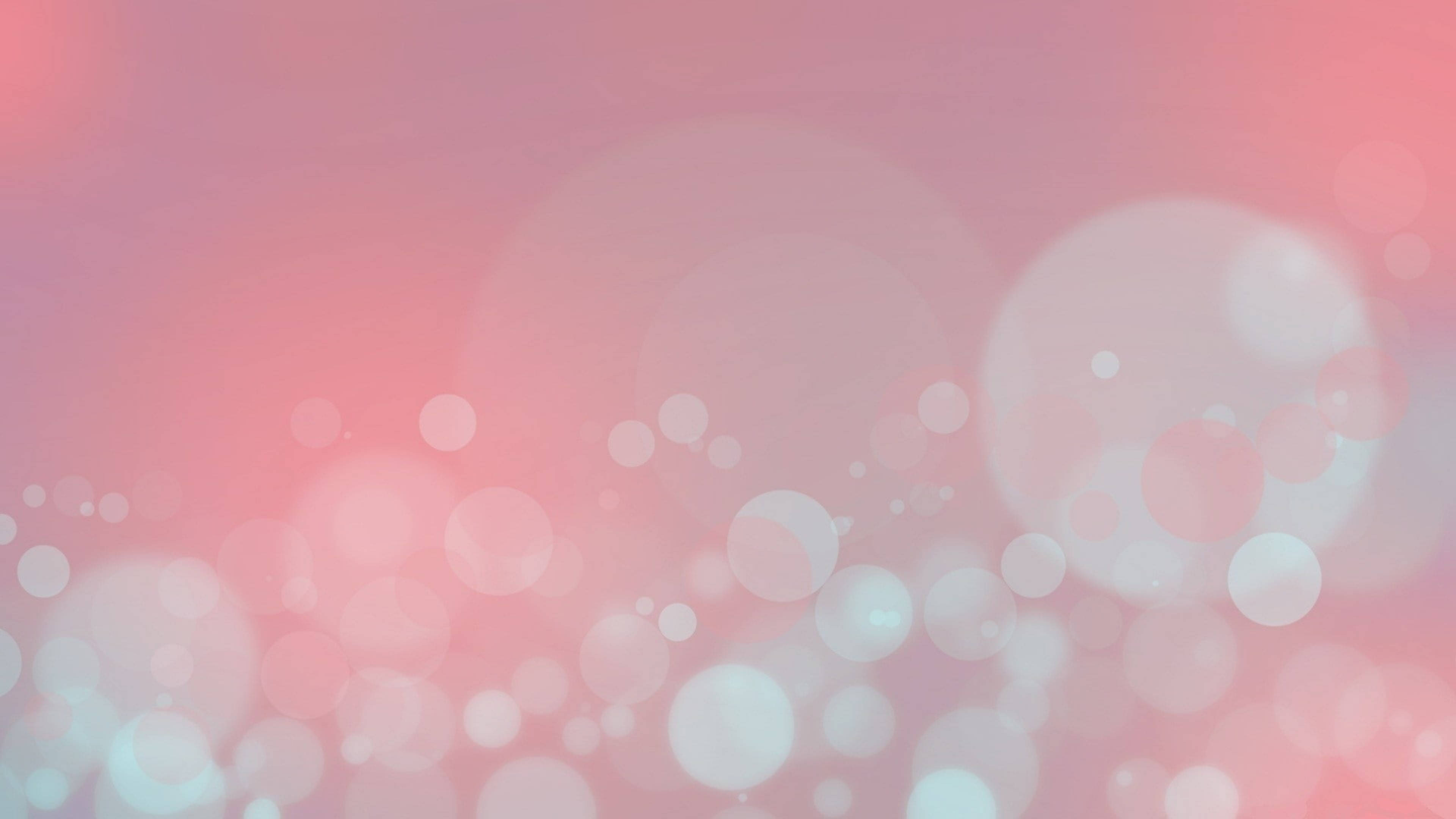 Bokeh Pastel Roz Solid Fundal