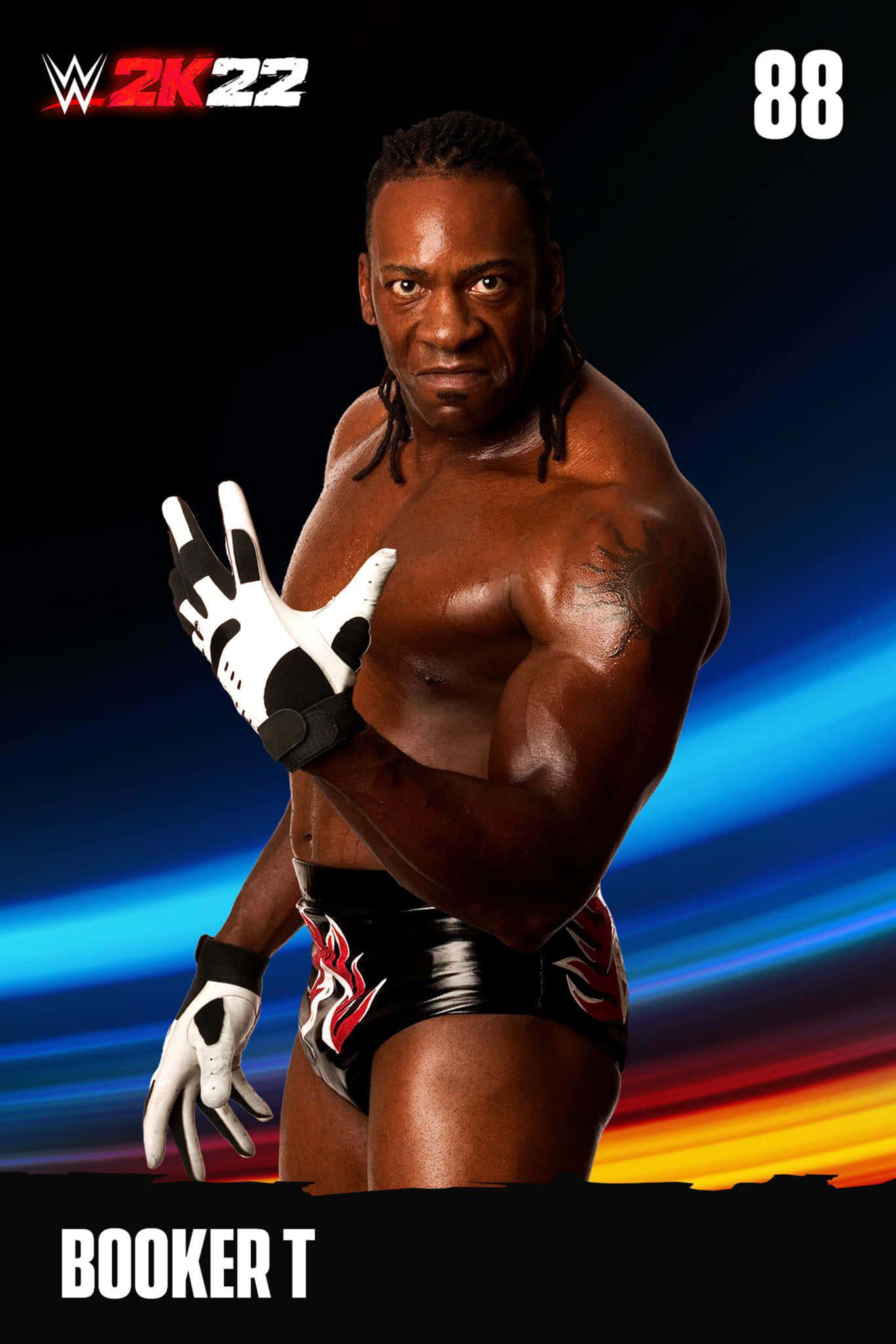 Booker T In WWE 2022 Poster Fundal