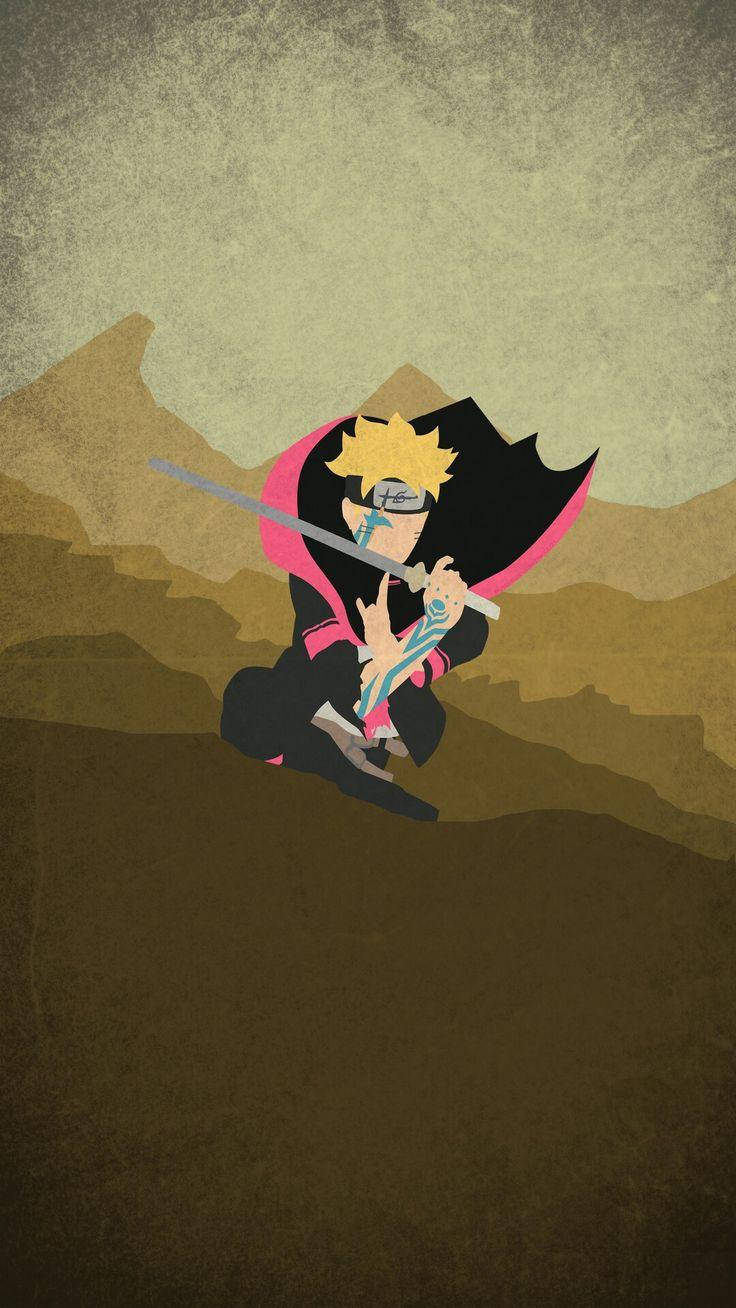 Boruto din Naruto Telefon Fundal