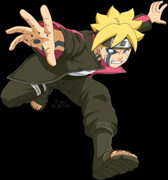 Boruto Uzumaki Poză de Ninja Fundal