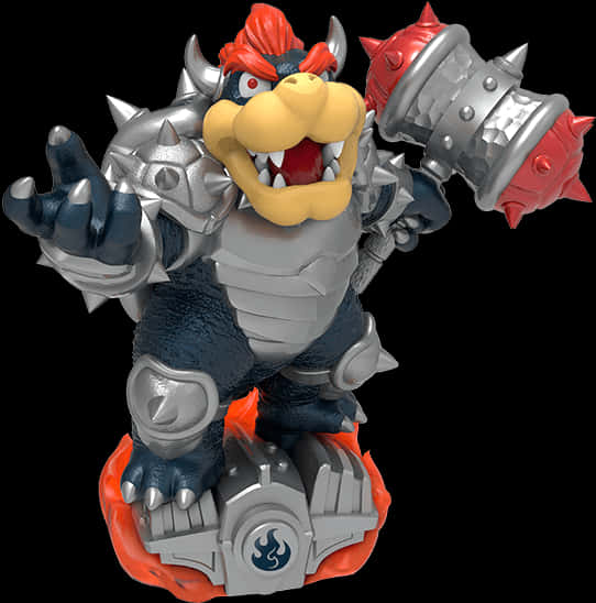 Bowser în Armură Fundal