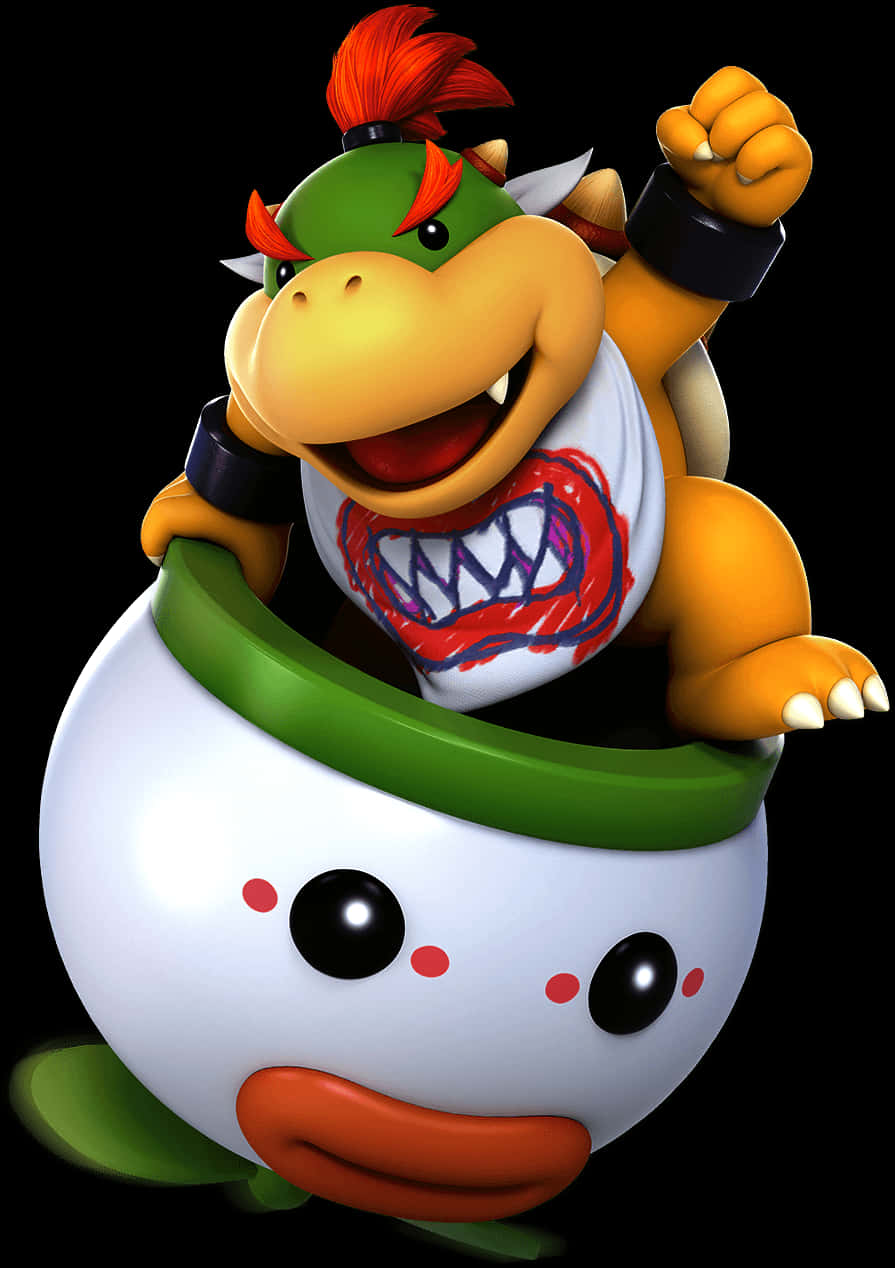 Bowser Jr. în Mașina Gheara Koopa Fundal