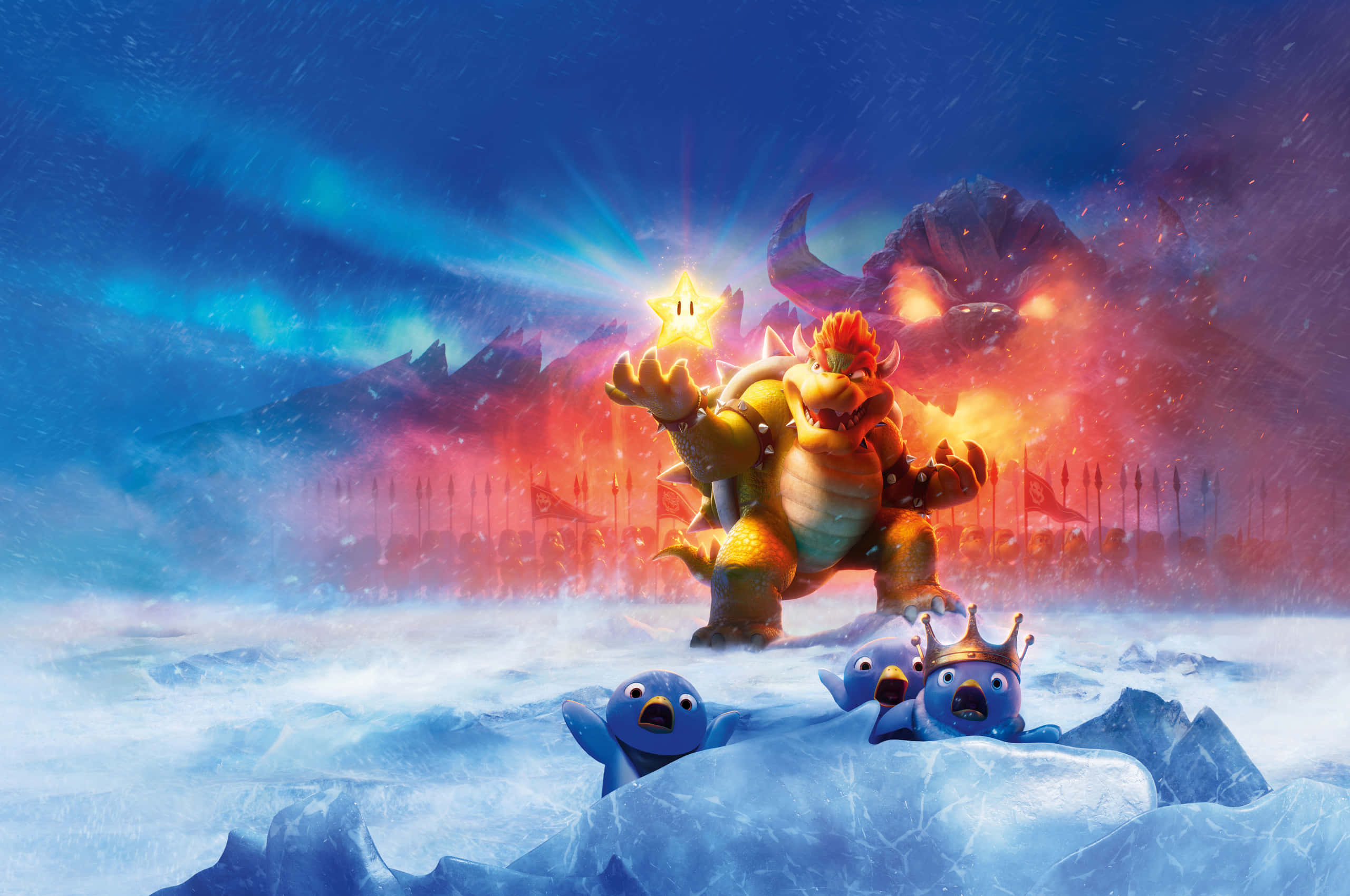 Bowser, Regele Koopa, Stăpânind Regatul Ciupercilor Fundal