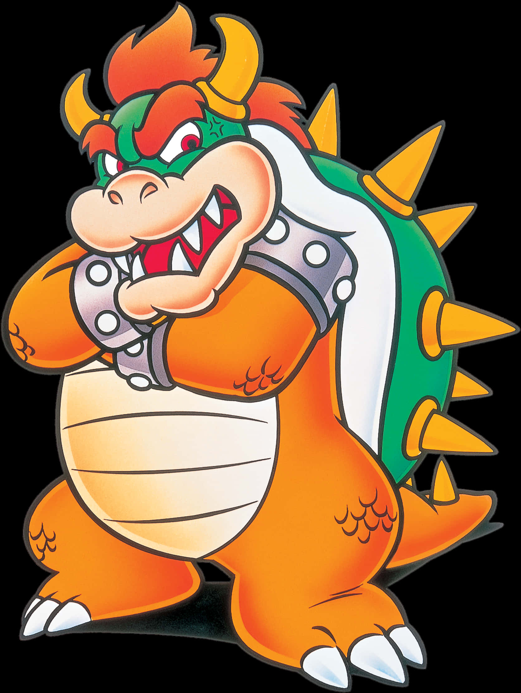 Bowser zâmbind - Artă Fundal
