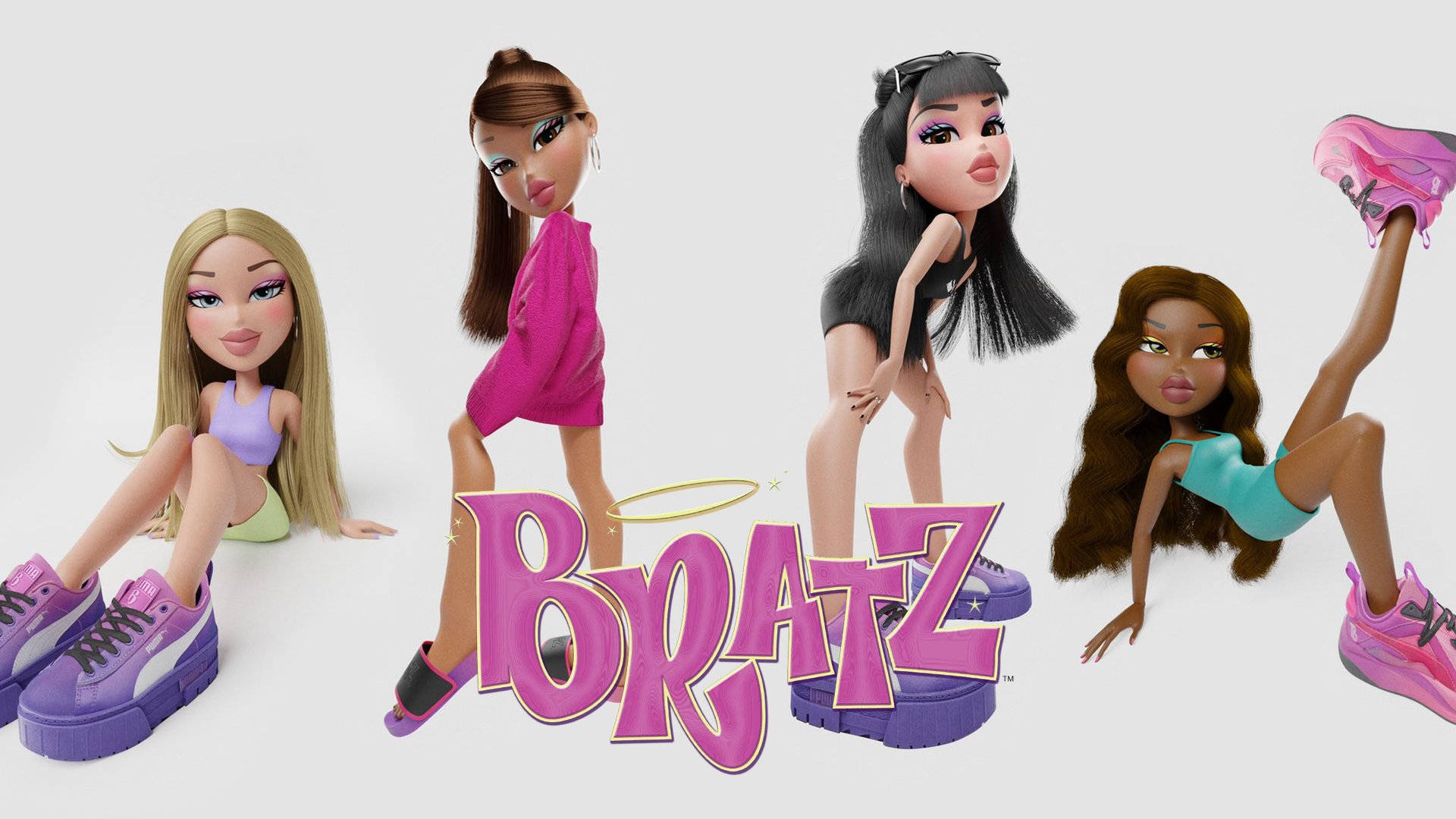 Bratz Estetică Încălțăminte Drăguță Fundal