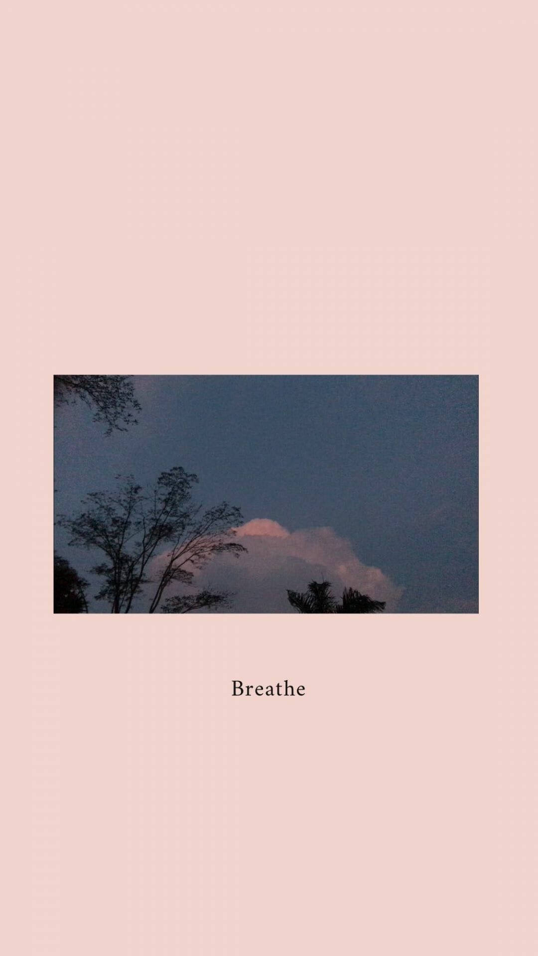 Breathe Estetic Roz iPhone Xr Fundal