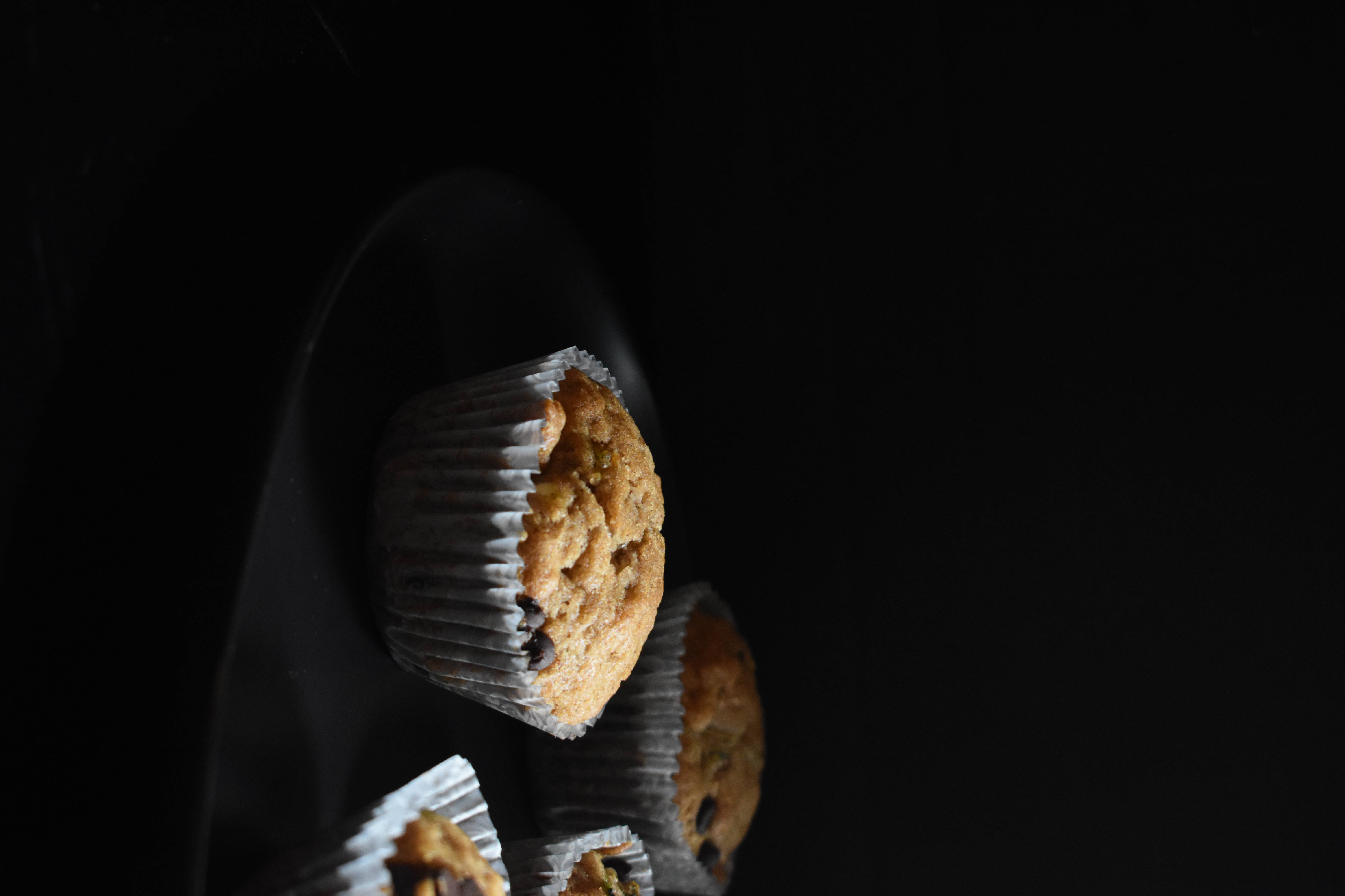 Brioșă Delicios de Gustoasă Proaspăt Coptă cu Afine Fundal