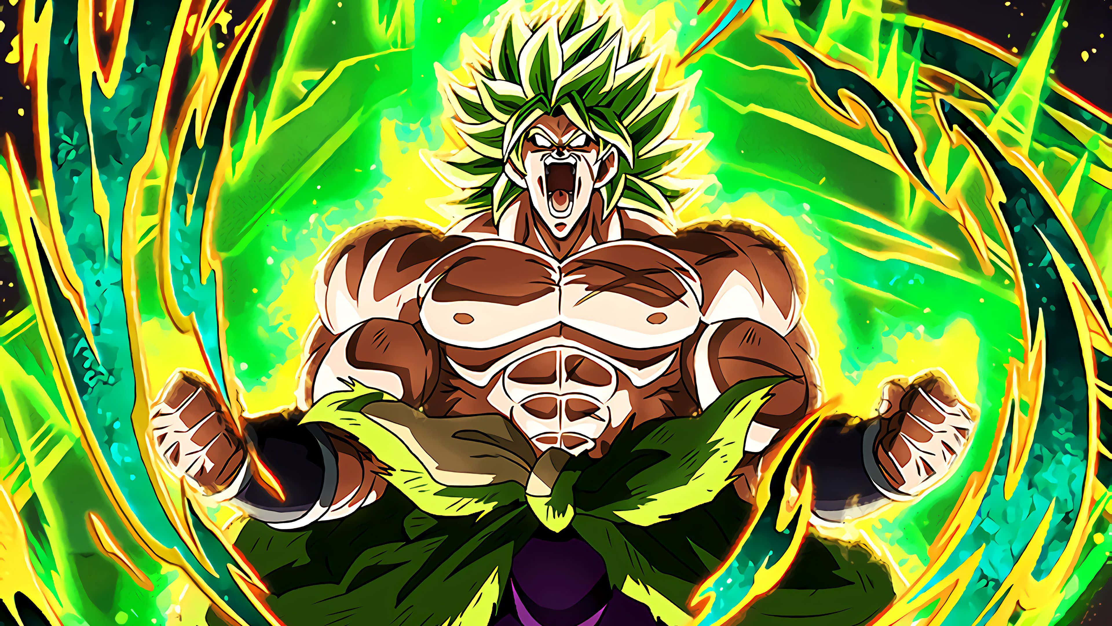 Broly Dragon Ball Super Imagine Fundal