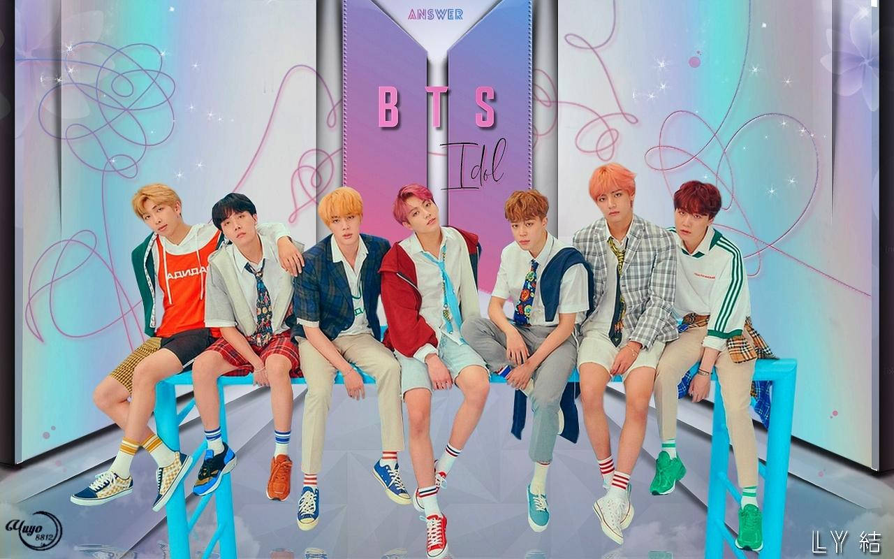 BTS 2020 Stil Casual Fundal