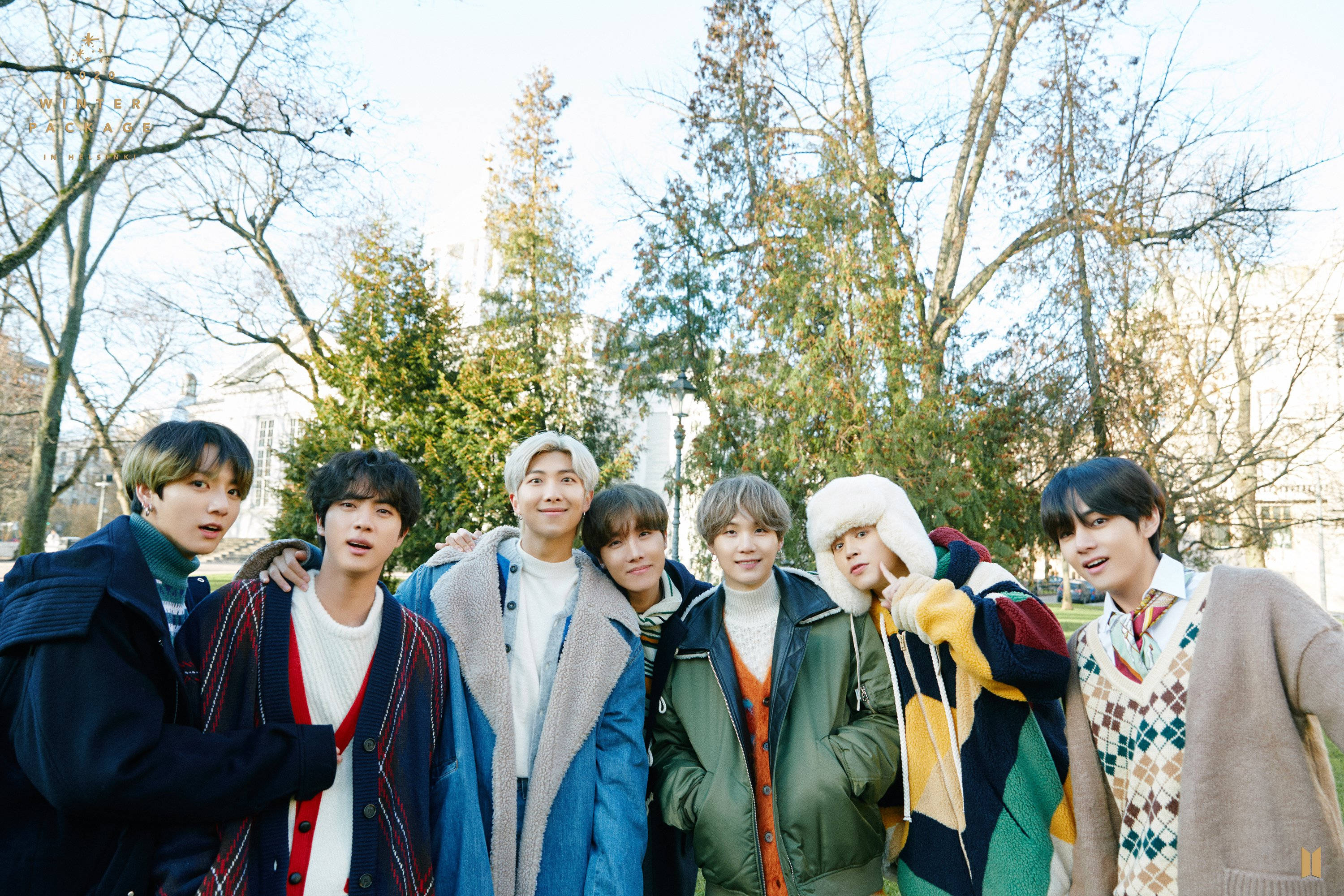 BTS Haina de Iarnă 2020 Fundal