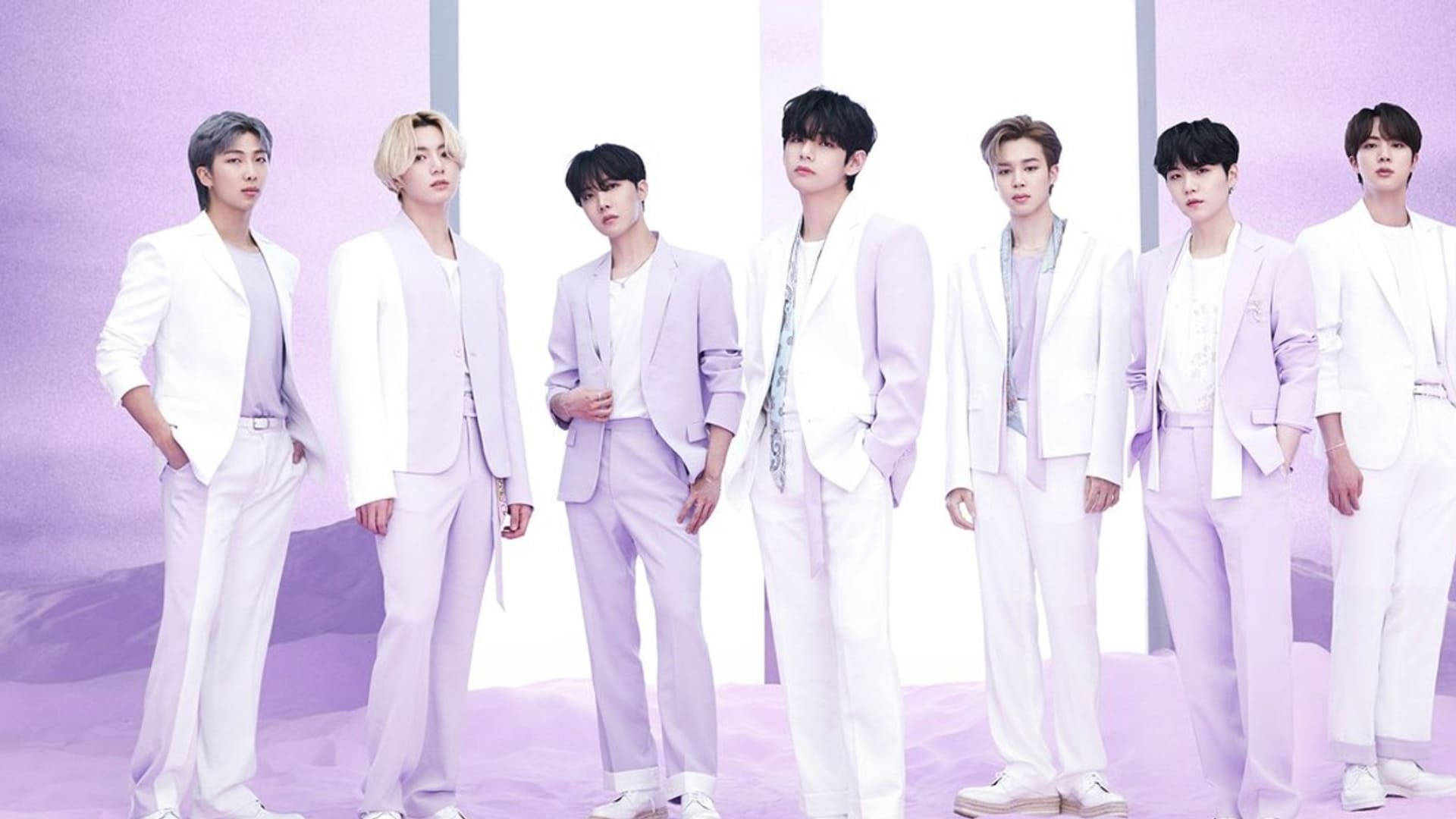 BTS K-Pop Pastel Mov Fundal
