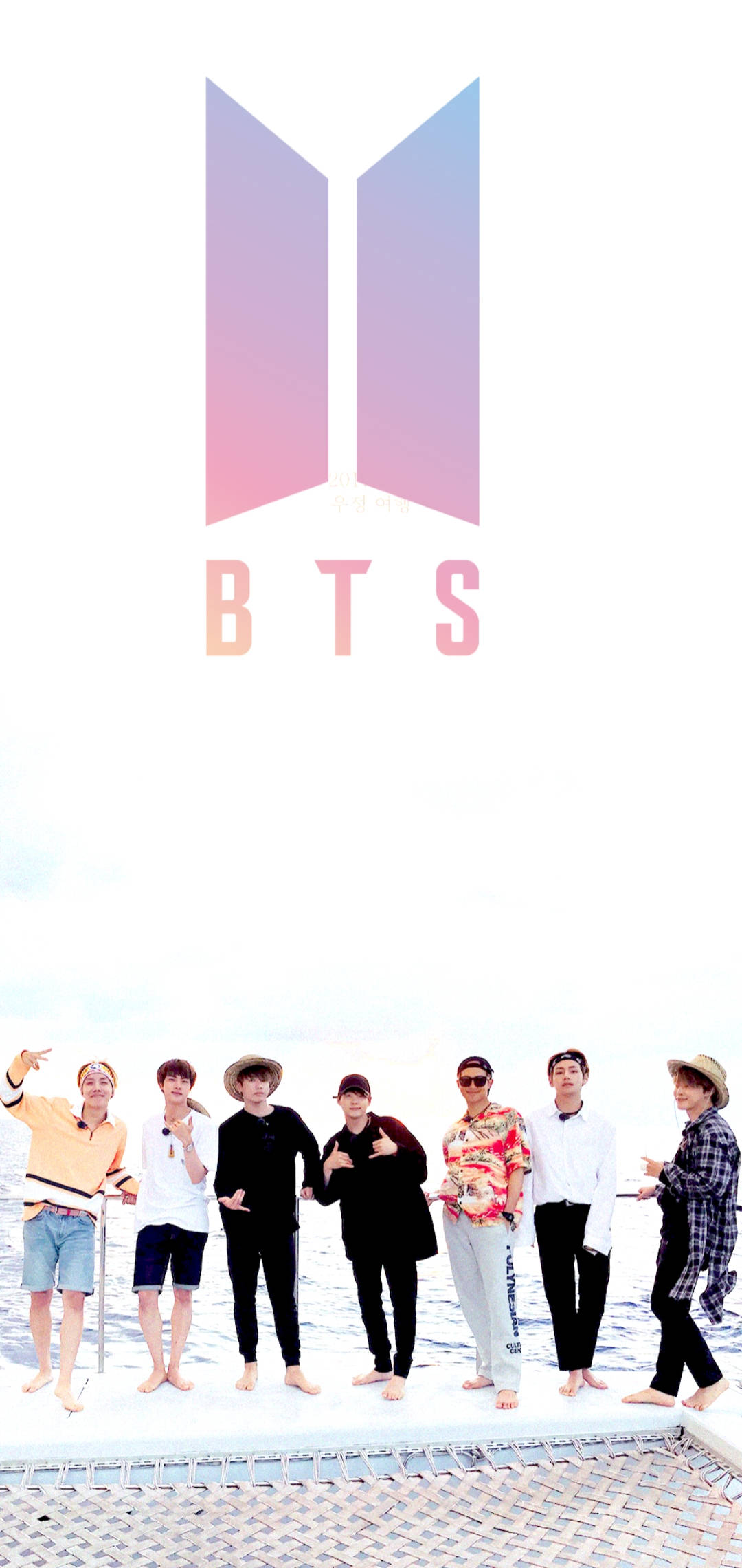 BTS Lockscreen Bon Voyage Fundal
