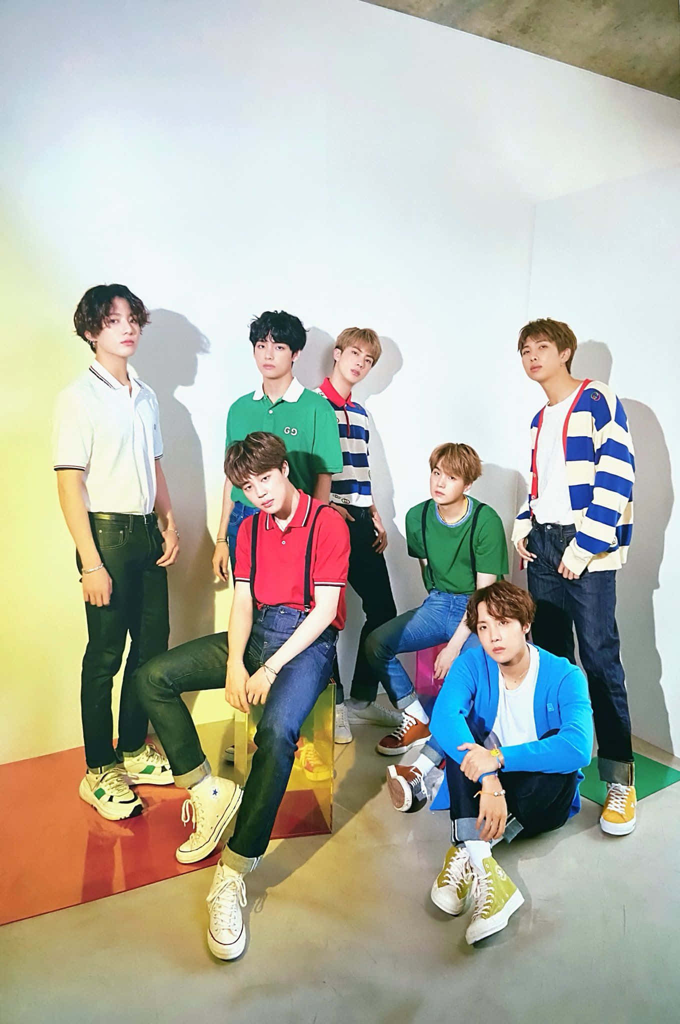 BTS Photoshoot In Casual Outfits Fundal