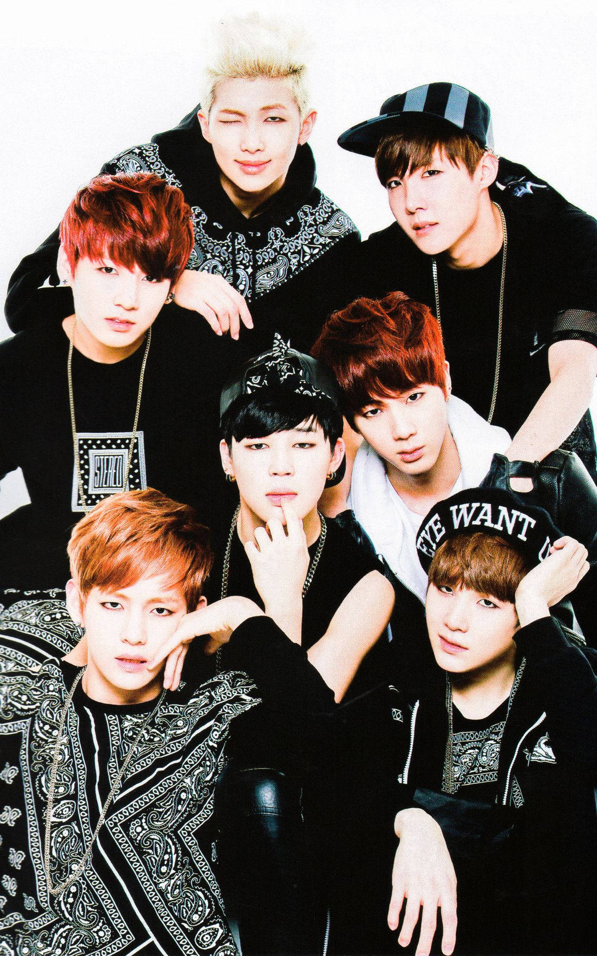 Bts Poster Superb pentru Ecran Telefon Fundal
