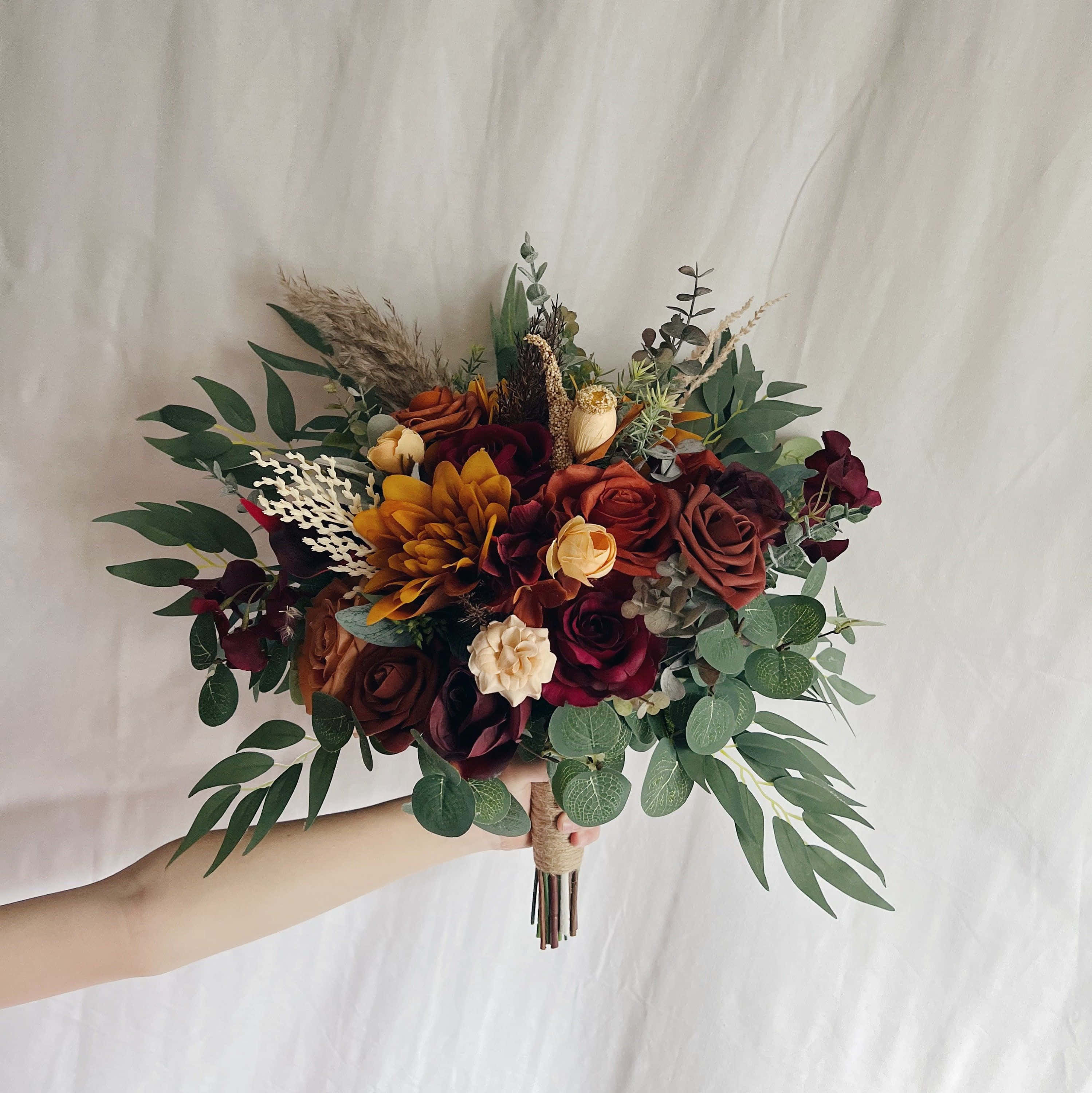 Buchet de flori înflorit Fundal