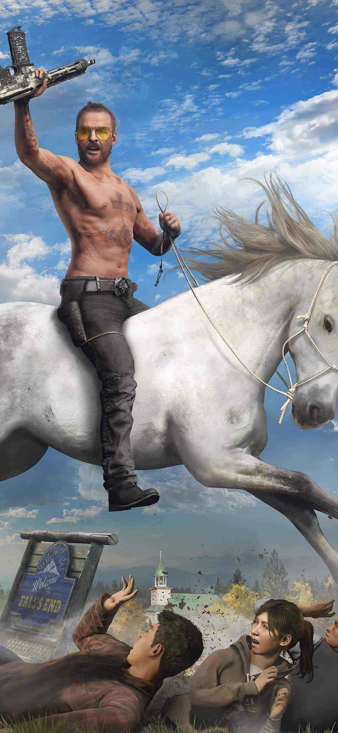 Bucură-te de aventuri nelimitate cu noul Phone XS și Far Cry 5 Fundal