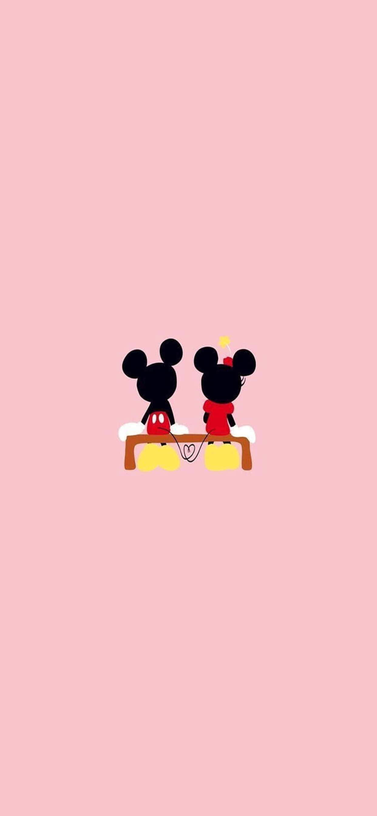 Bucurați-vă de Lumea Magică Disney pe iPhone Xs Max Fundal