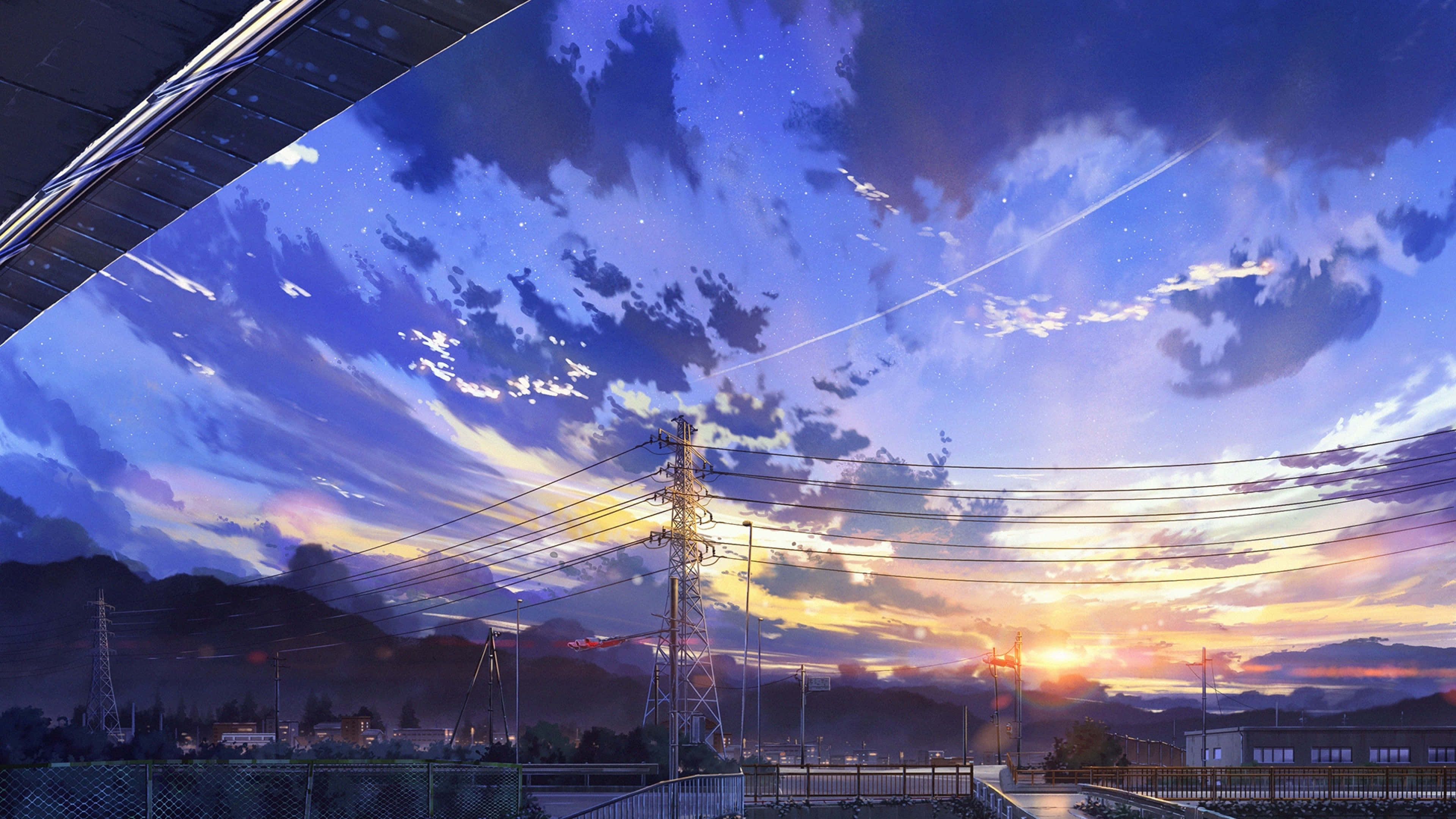 Bucură-te de o experiență anime fascinantă cu imagini 4K Fundal