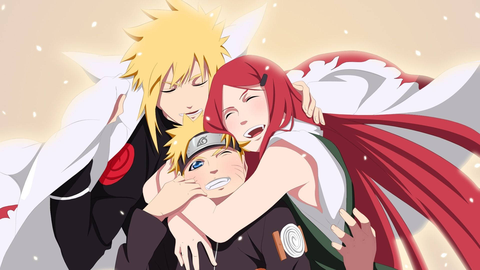 Bucură-te de o zi cu familia lui Naruto Fundal