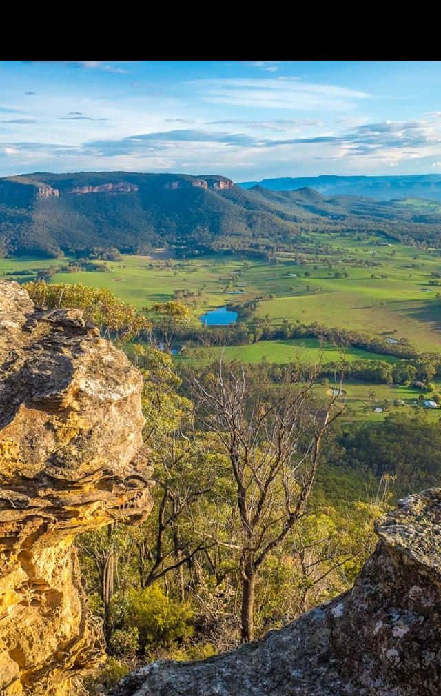 Bucură-te de peisajele frumoase ale Parcului Național Blue Mountains Fundal