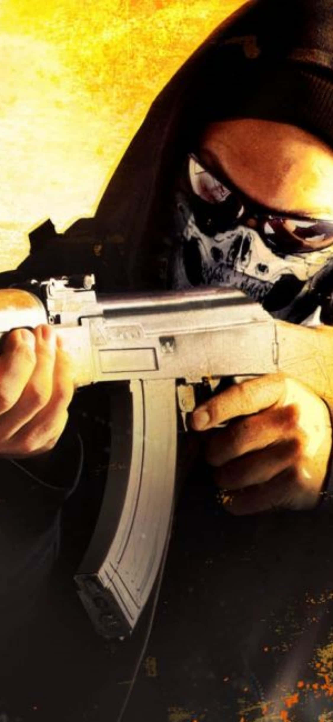 Bucurați-vă de Puterea iPhone Xs în Timp ce Jucați Counter-Strike Global Offensive Fundal