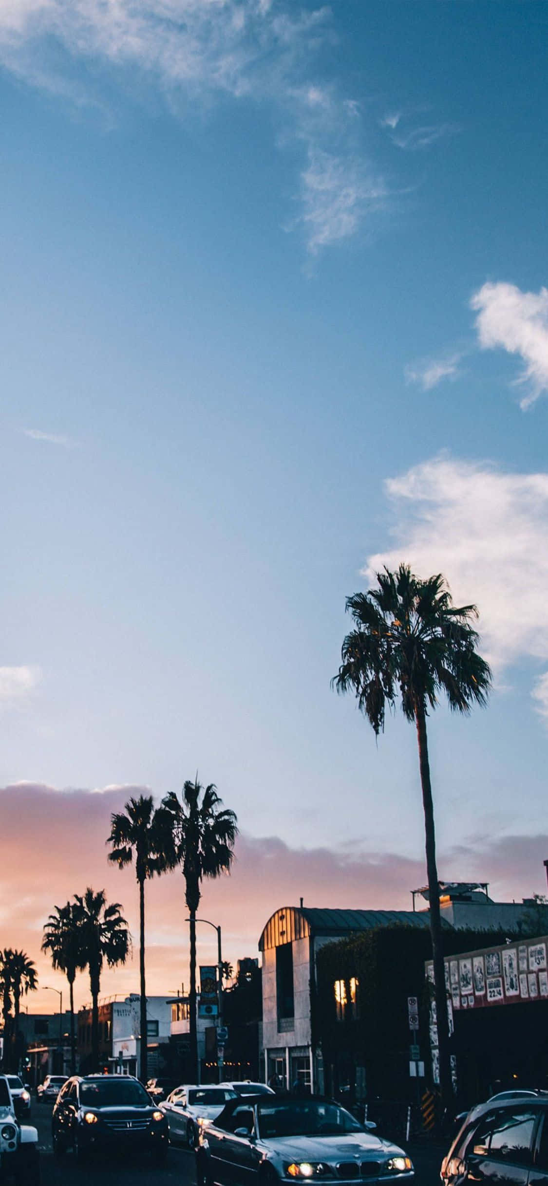 Bucură-te de vederi vibrante ale Californiei de pe iPhone Xs Fundal