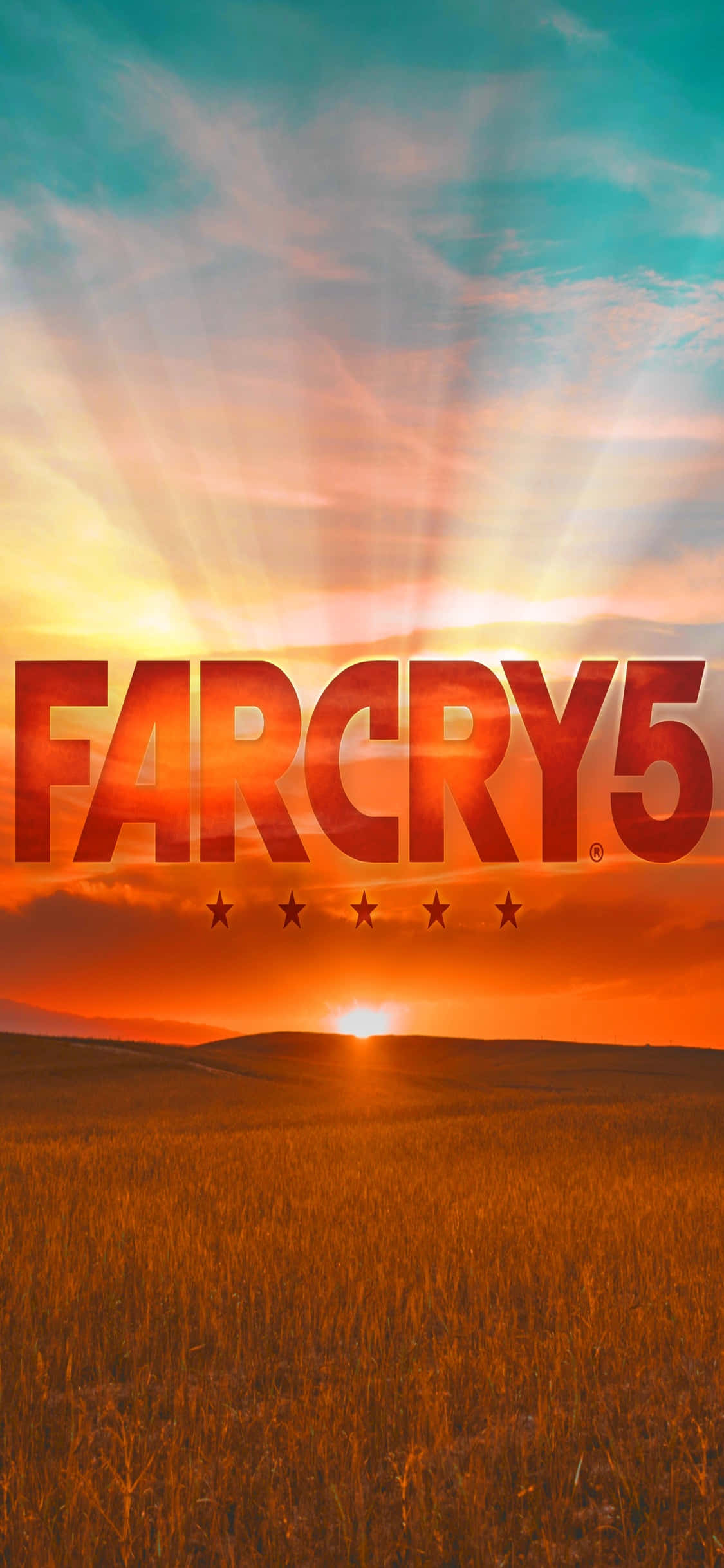 Bucurați-vă de jocul de acțiune-aventură Far Cry 5 pe iPhone XS Fundal