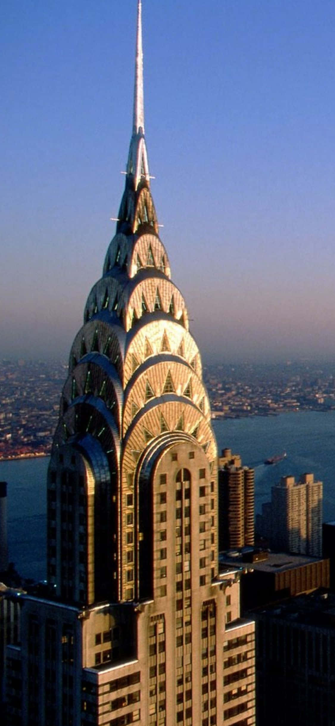 Bucură-te de viața fără stres în agitația New York-ului cu iPhone Xs Fundal