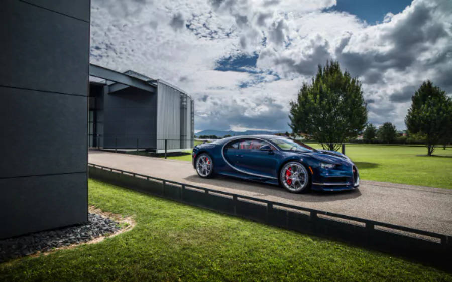 Bugatti Chiron 2017 4K Fundal