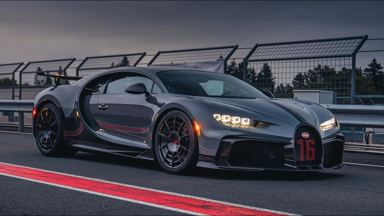 bugatti chiron - supermașina supremă Fundal
