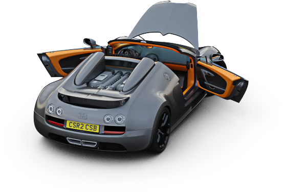 Bugatti Veyron Grand Sport Vitesse vedere din spate Fundal