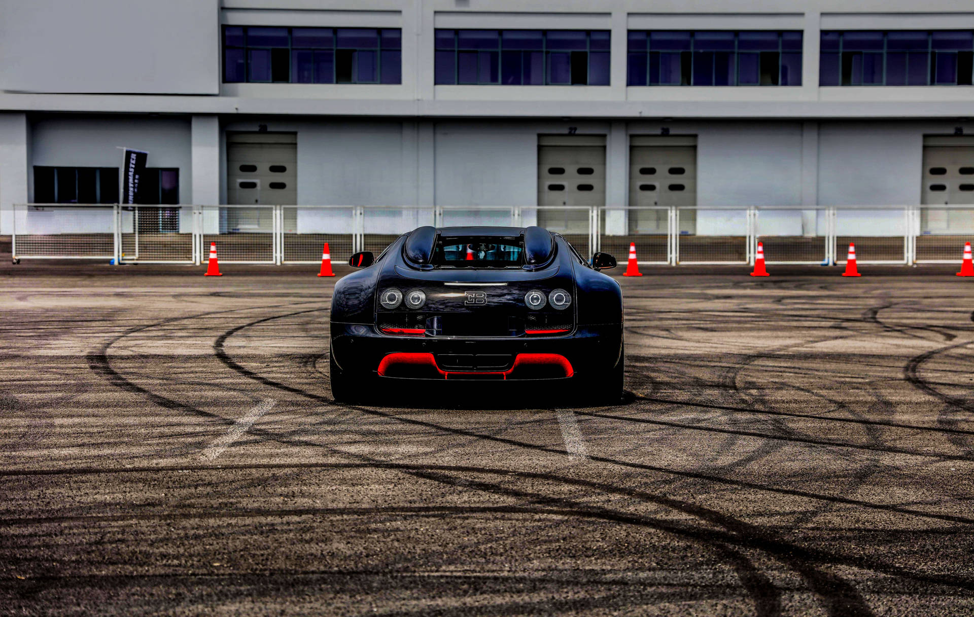 Tapet Bugatti Veyron Roșu-Negru — Bugatti Fundal