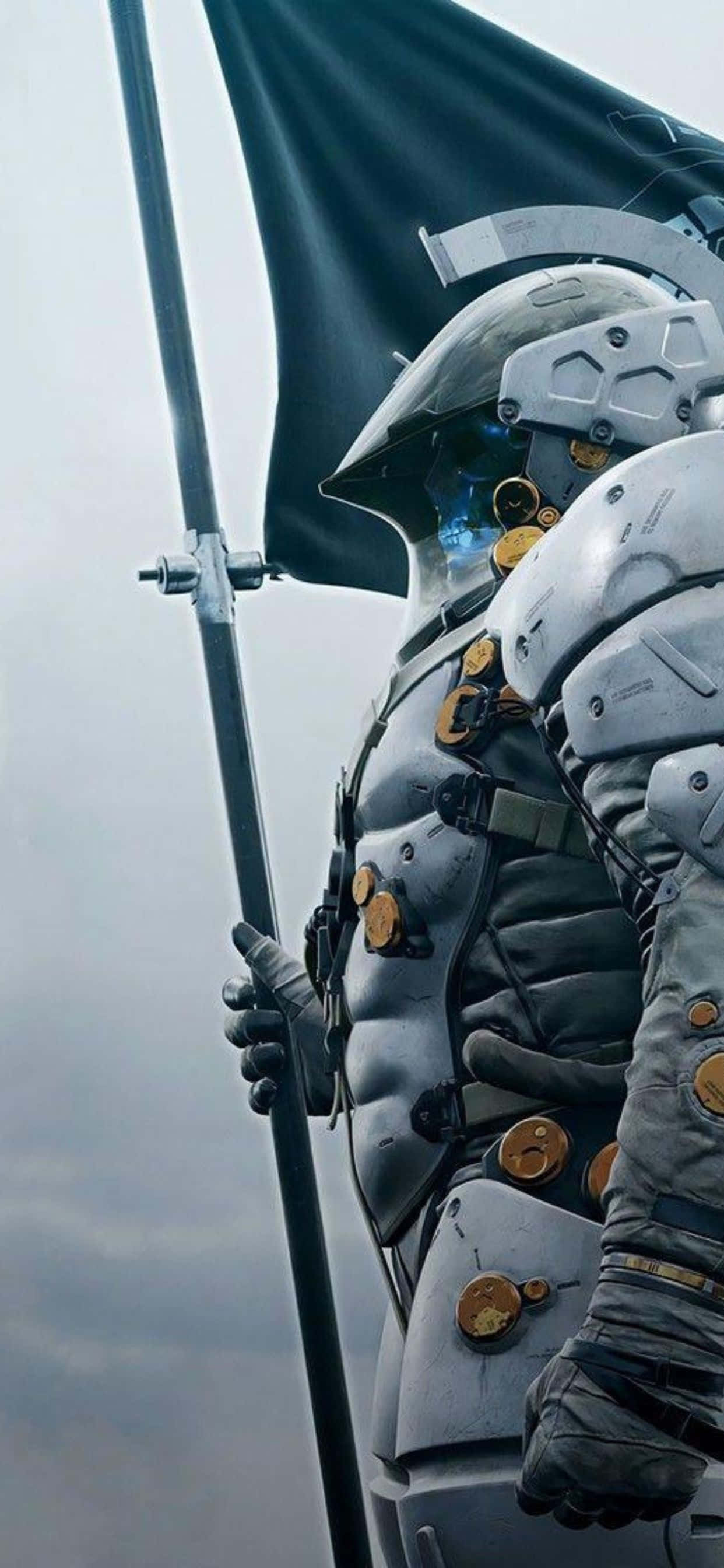 Bun venit în lumea Death Stranding pe iPhone Xs Max Fundal