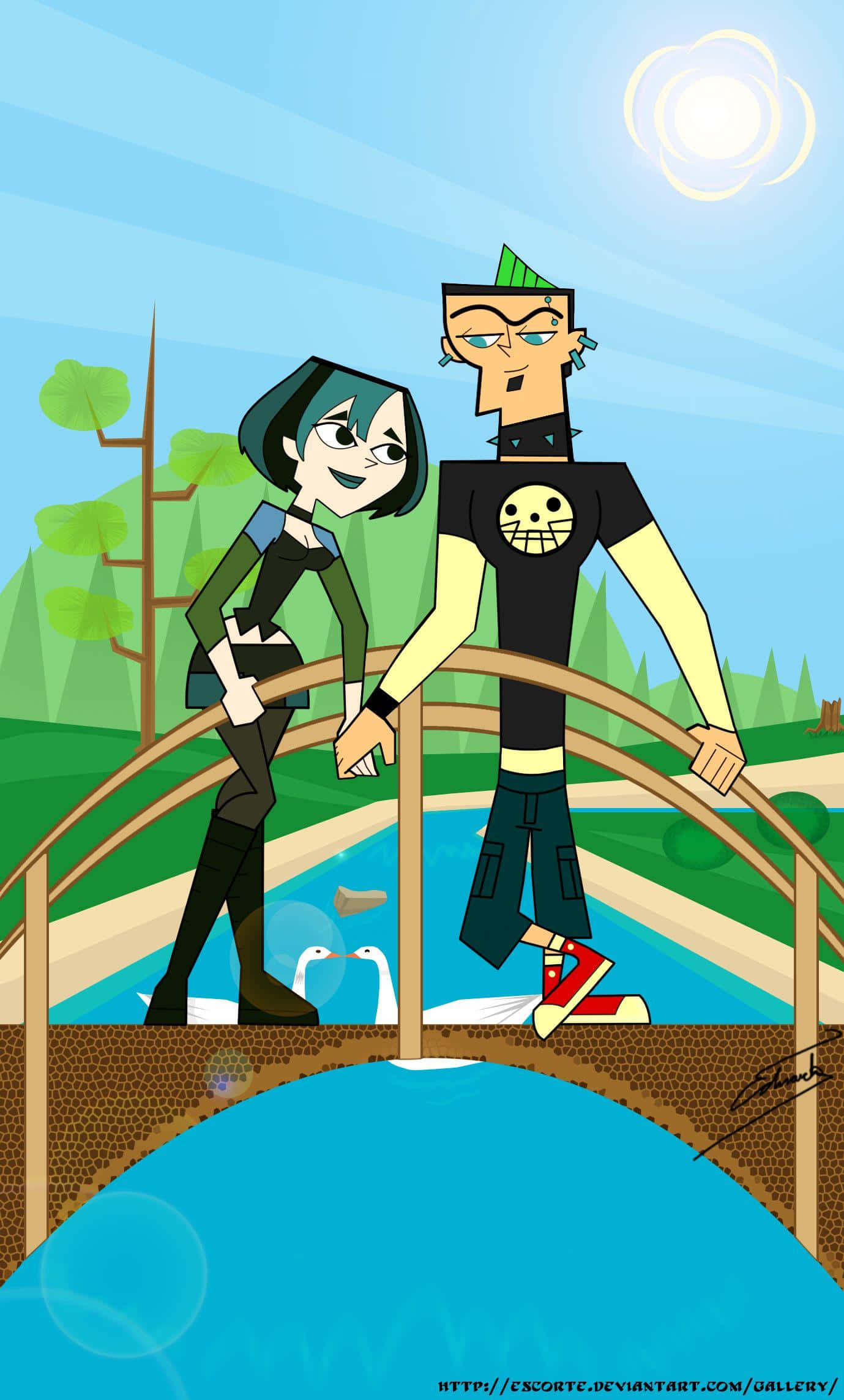 Bun venit în lumea sălbatică a Total Drama! Fundal