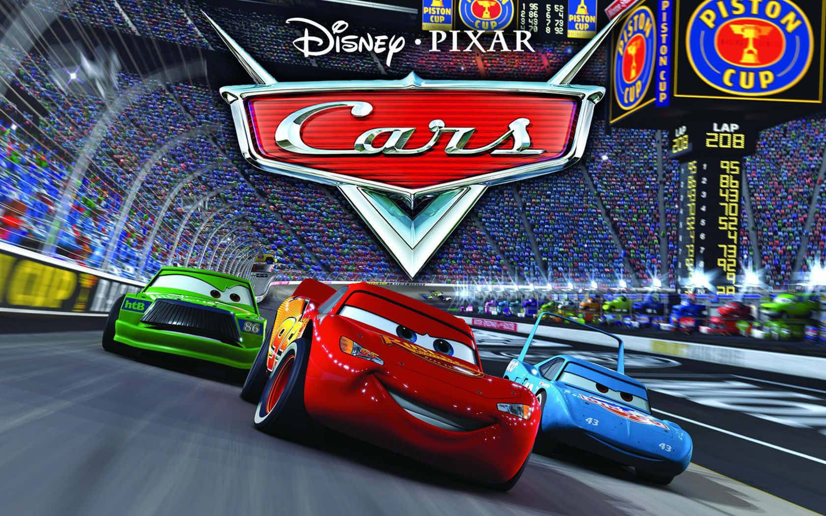 Bun venit în Radiator Springs – casa lui Lightning McQueen! Fundal