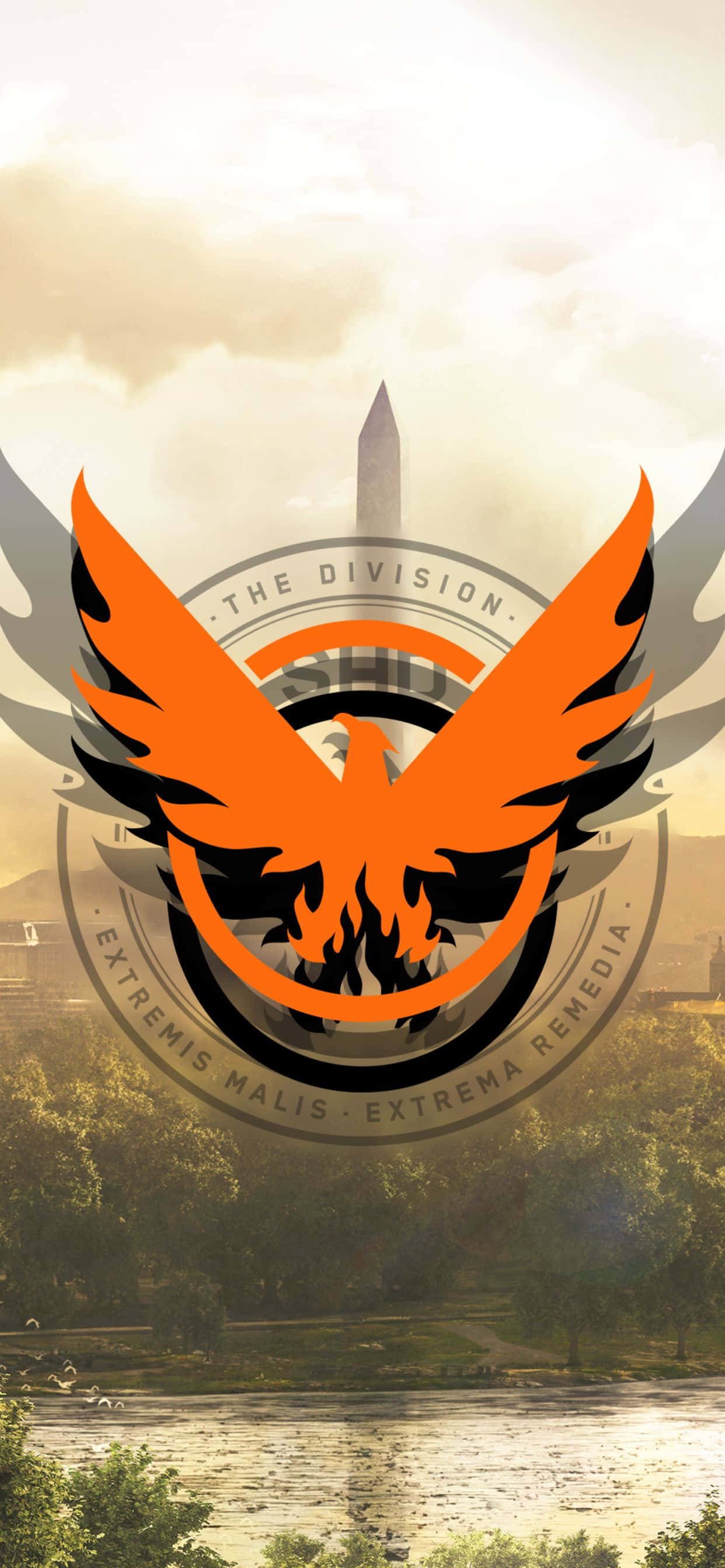 Bun venit în The Division pe iPhone Xs Max Fundal