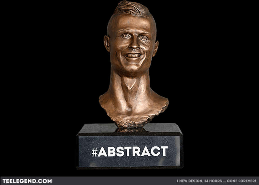 Bust abstract Cristiano Ronaldo Fundal
