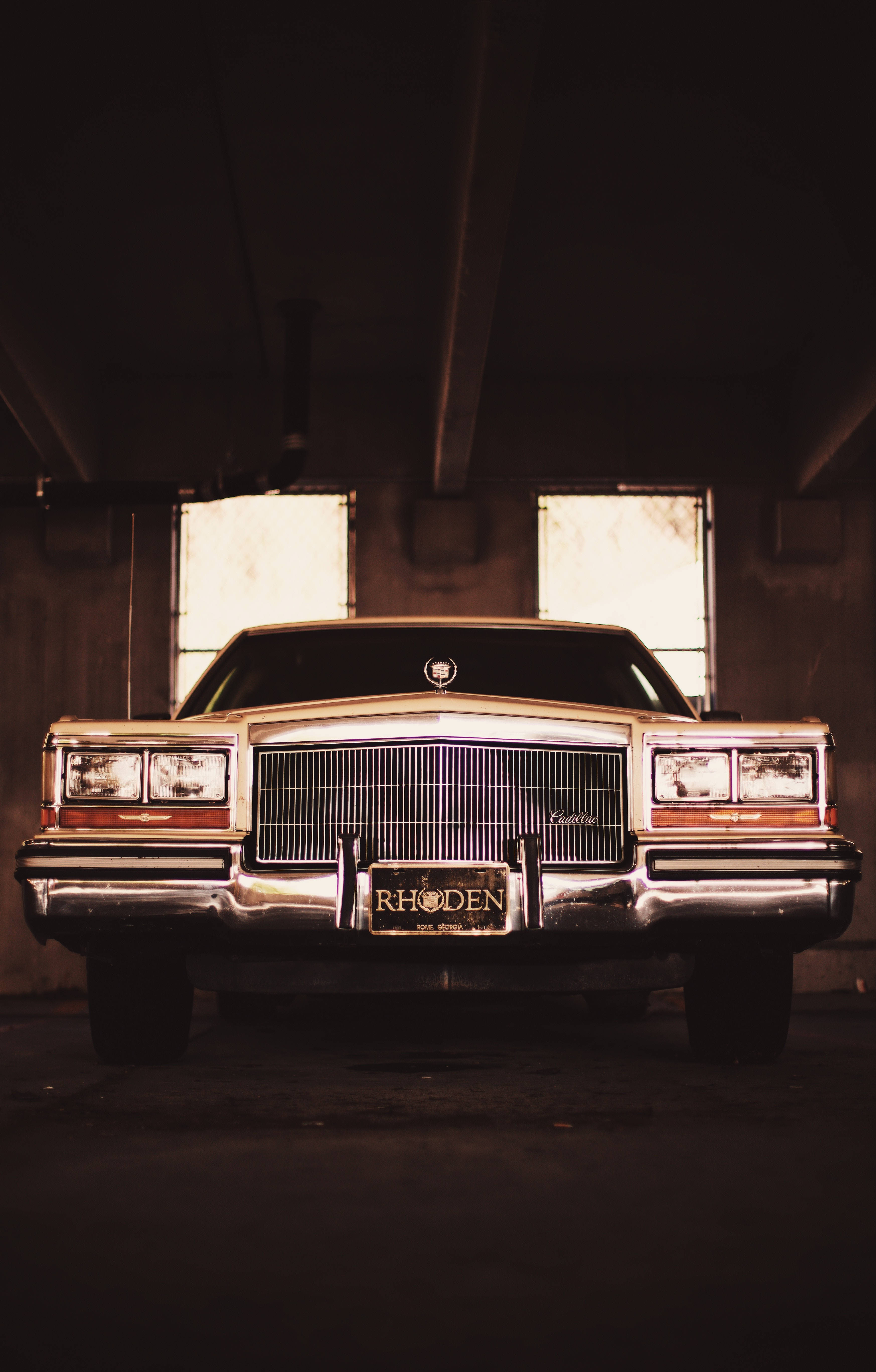 Cadillac Brougham vintage Fundal